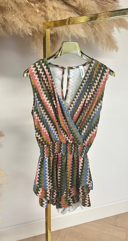 MAE MISSONI PLAYSUIT GREEN