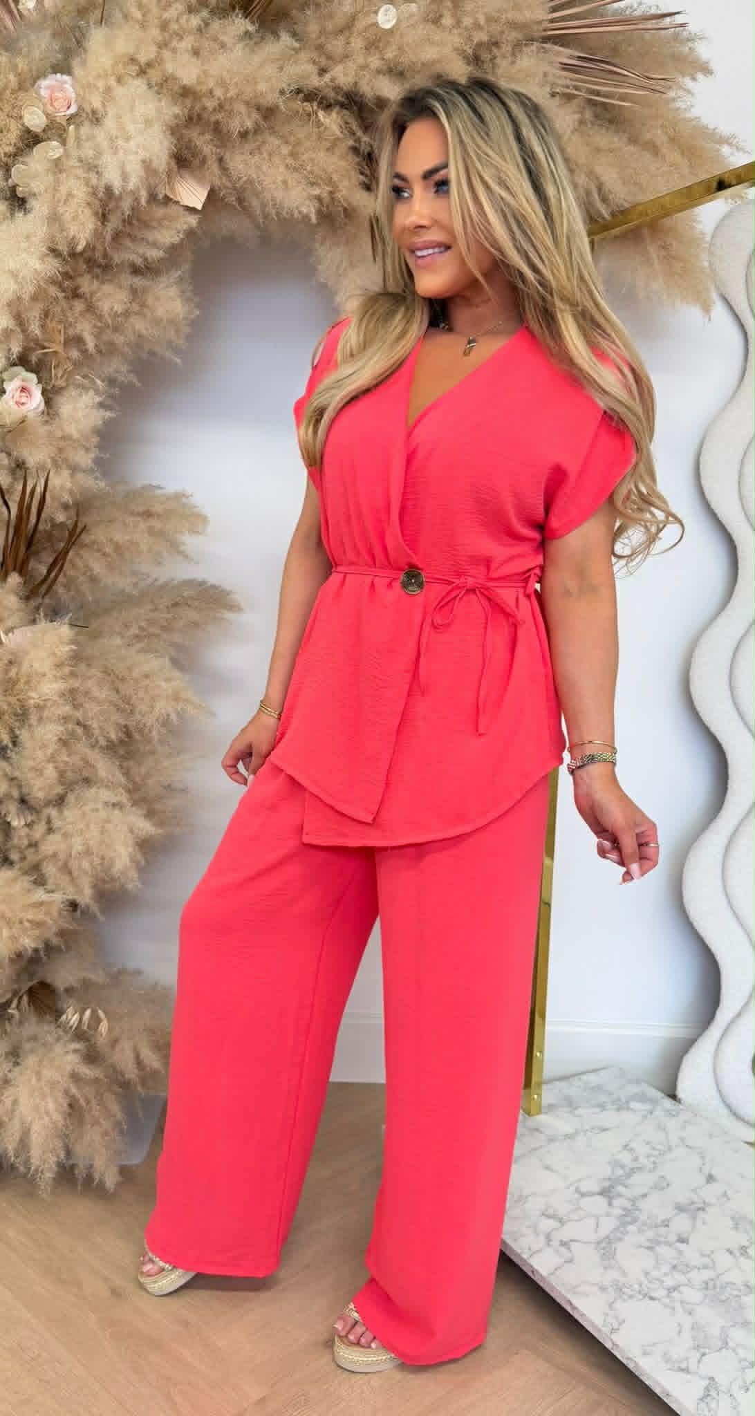 MIRANDA 2 PIECE SET CORAL