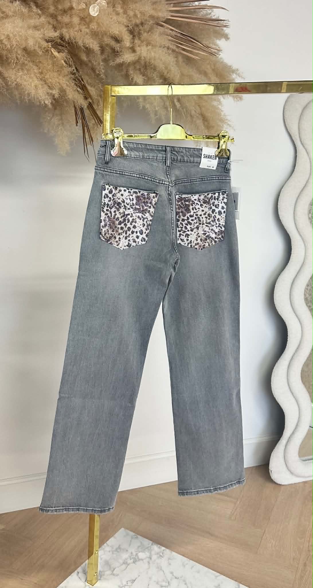 SHINE LEO POCKET JEANS 6173 GREY
