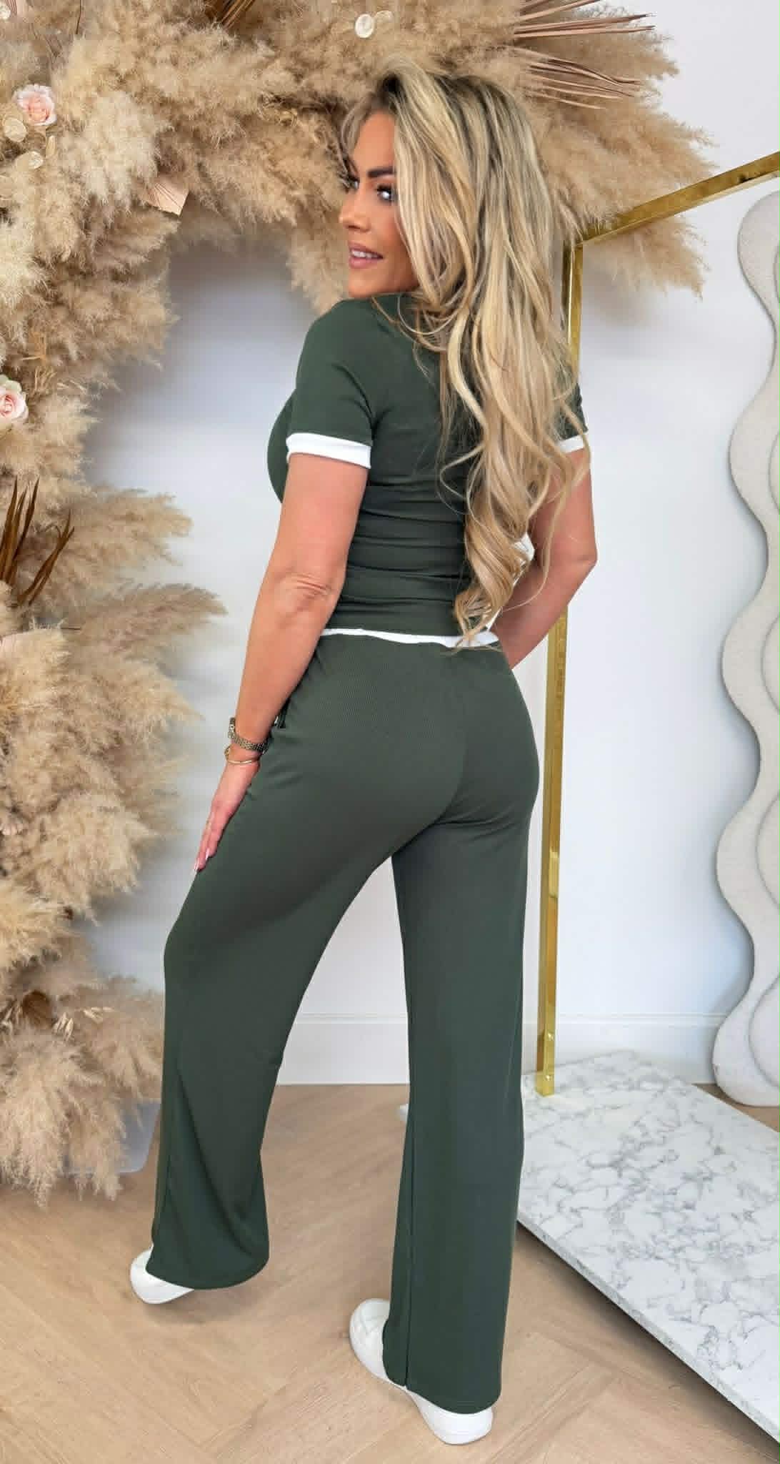 SMALL RIB SET ARMYGREEN