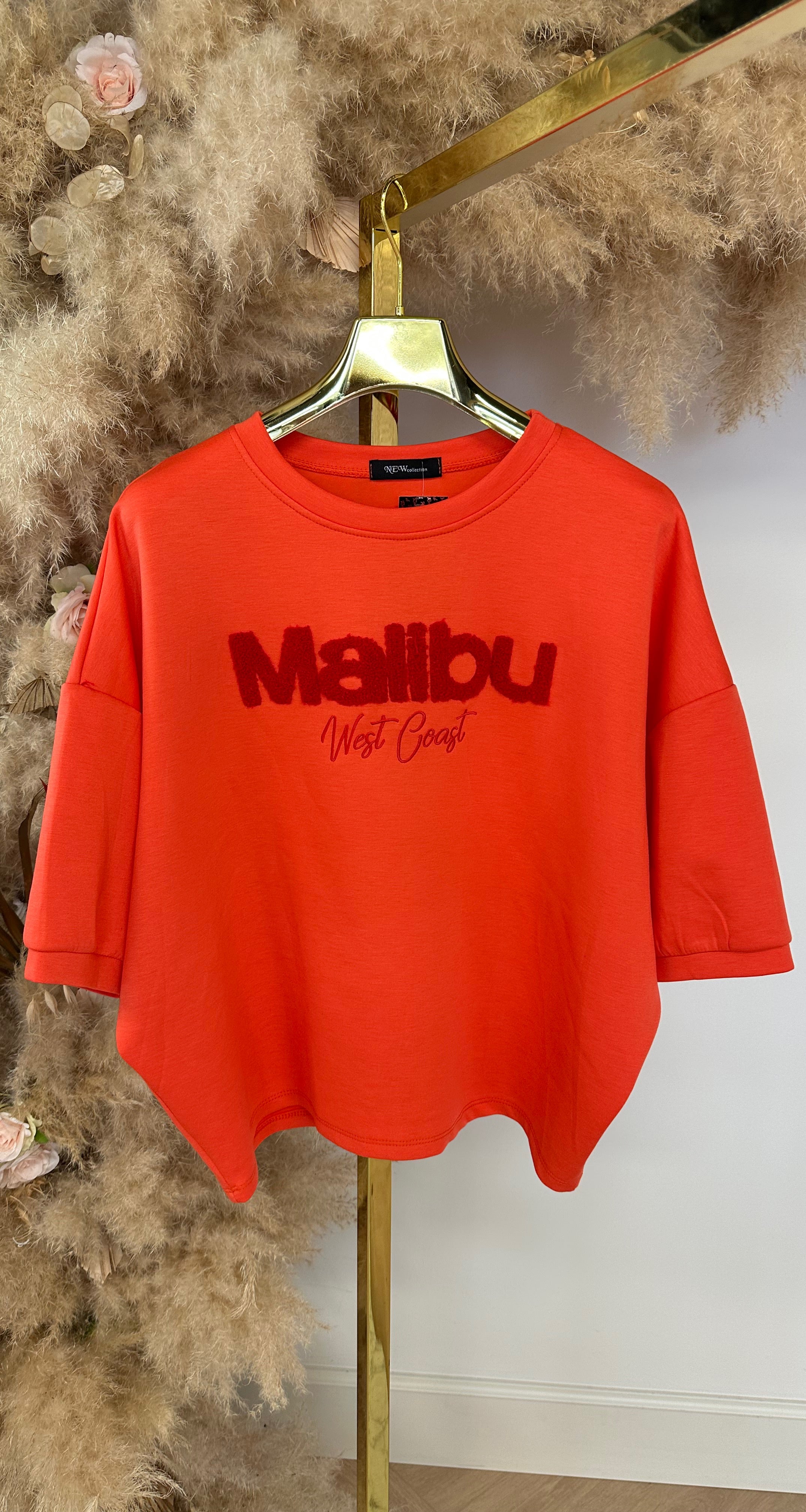 WEST COAST MALIBU TEE ORANGE