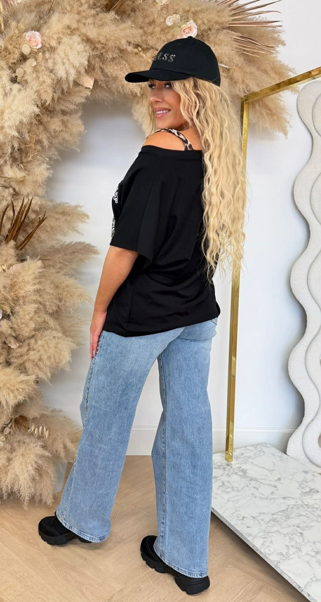 ANOUK LE LÉOPARD 23 T-SHIRT NOIR