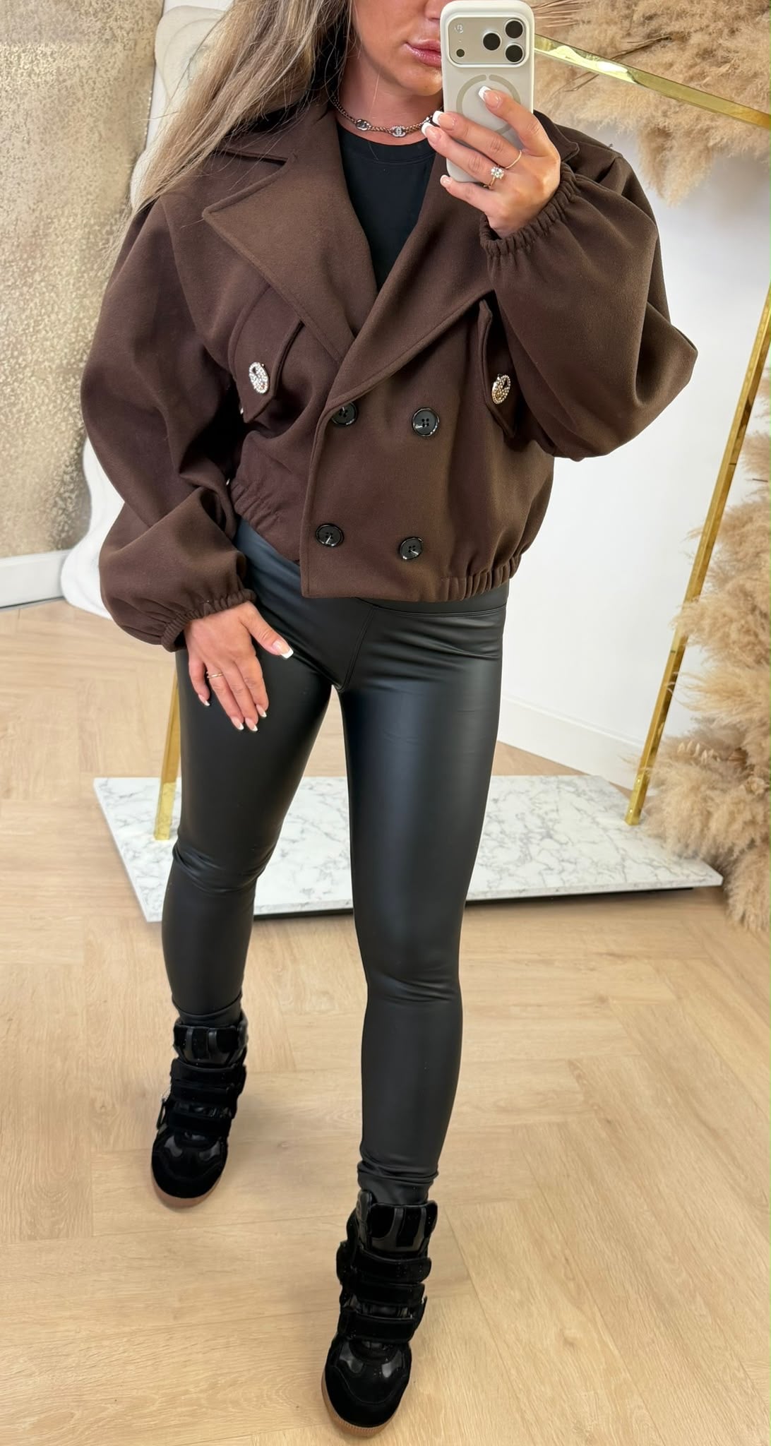 SHORT VILT M JACKET CHOCO