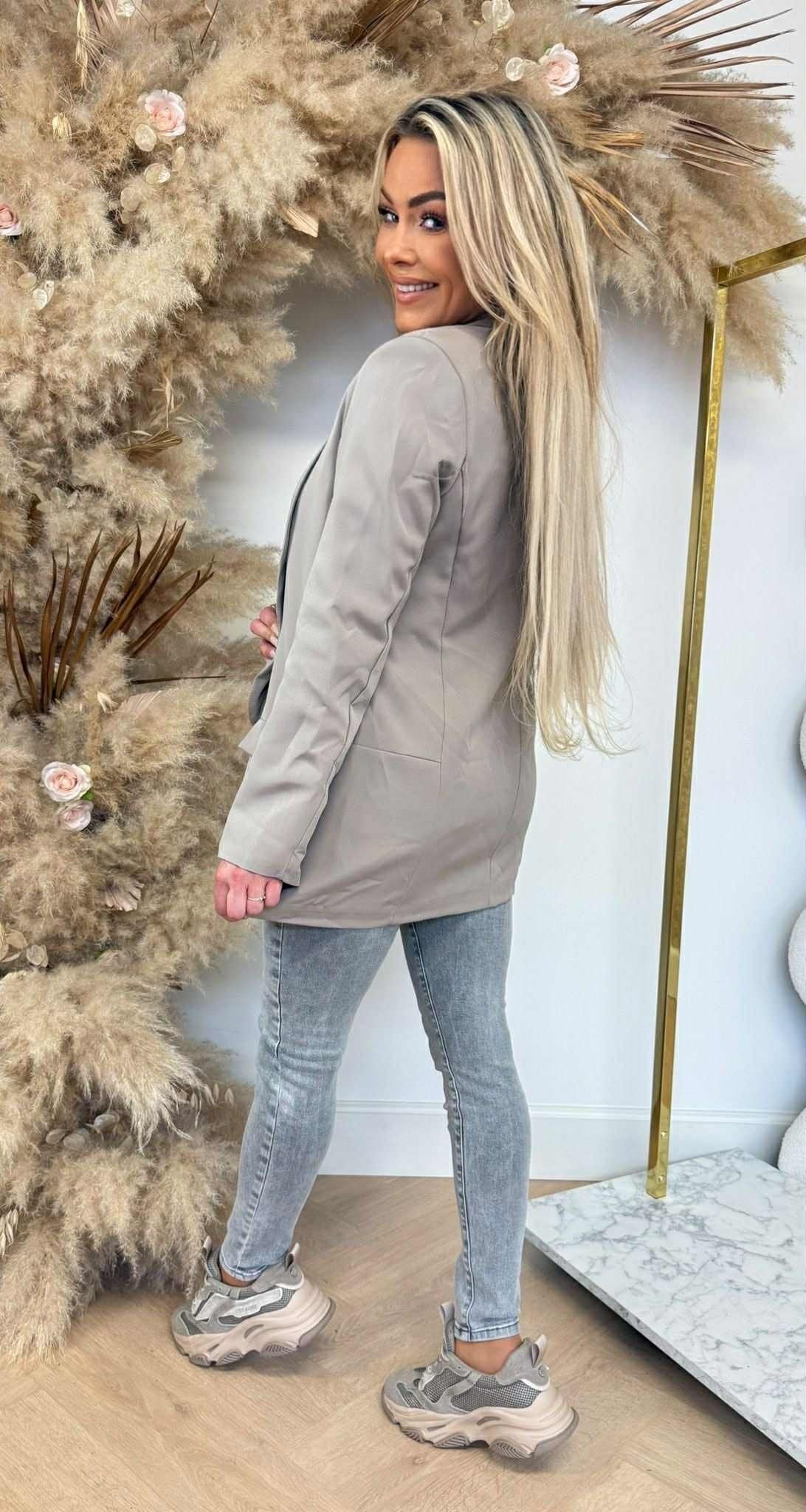 BLAZER BASIQUE TAUPE