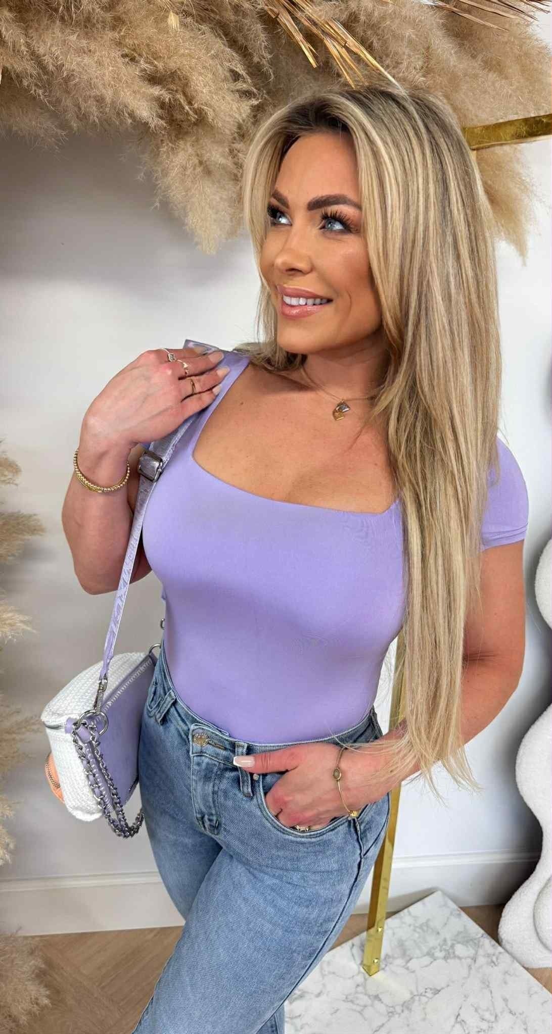 BASIC TRAVEL TEE 9175 LILA