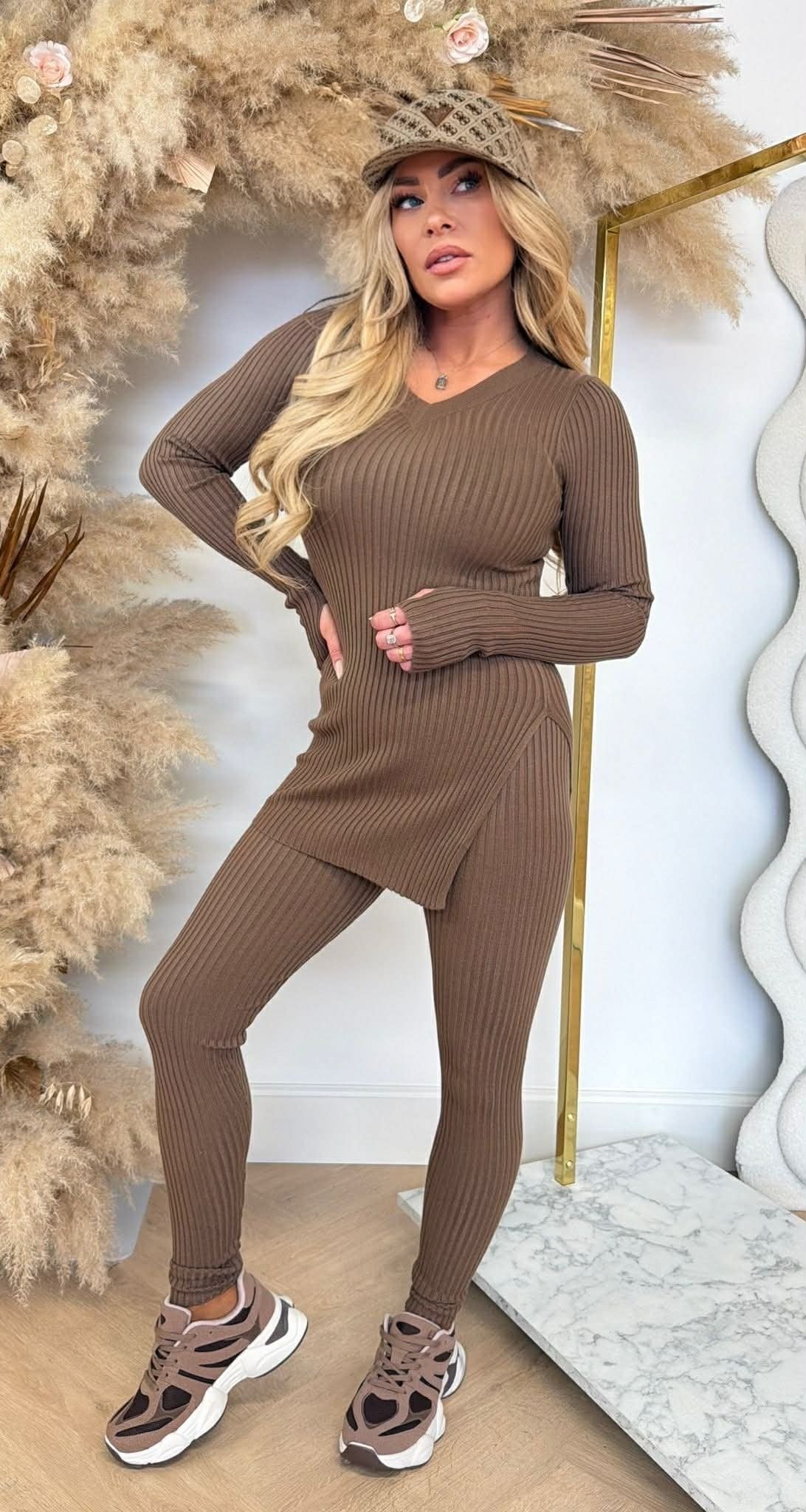 BESTSELLER COMFY RIB ANFUG 9816 TAUPE
