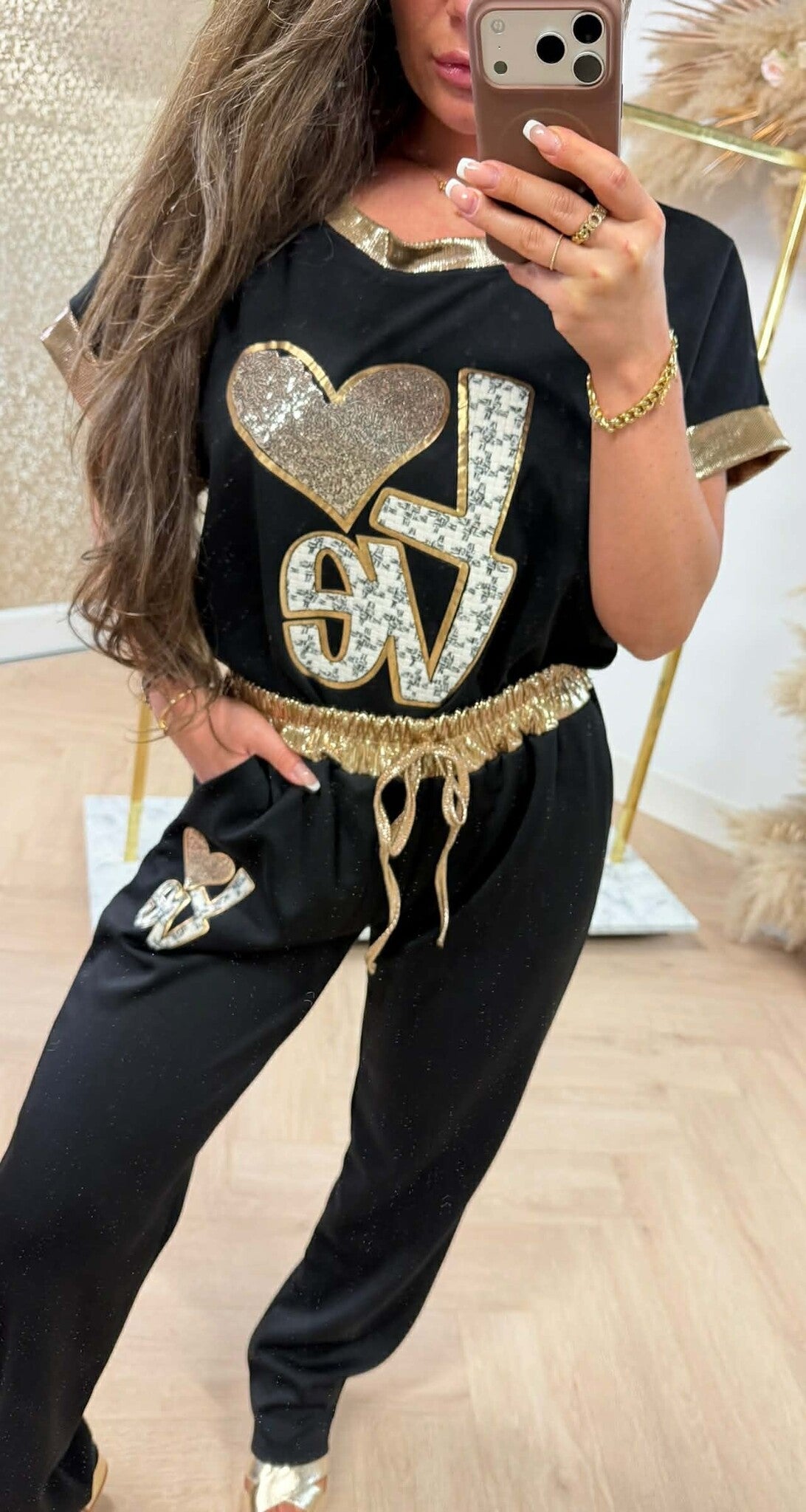 BRONS LOVE SET SCHWARZ