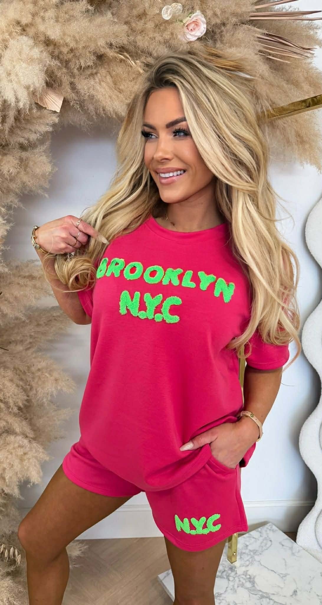 BROOKLYN NYC SET FUCHSIA