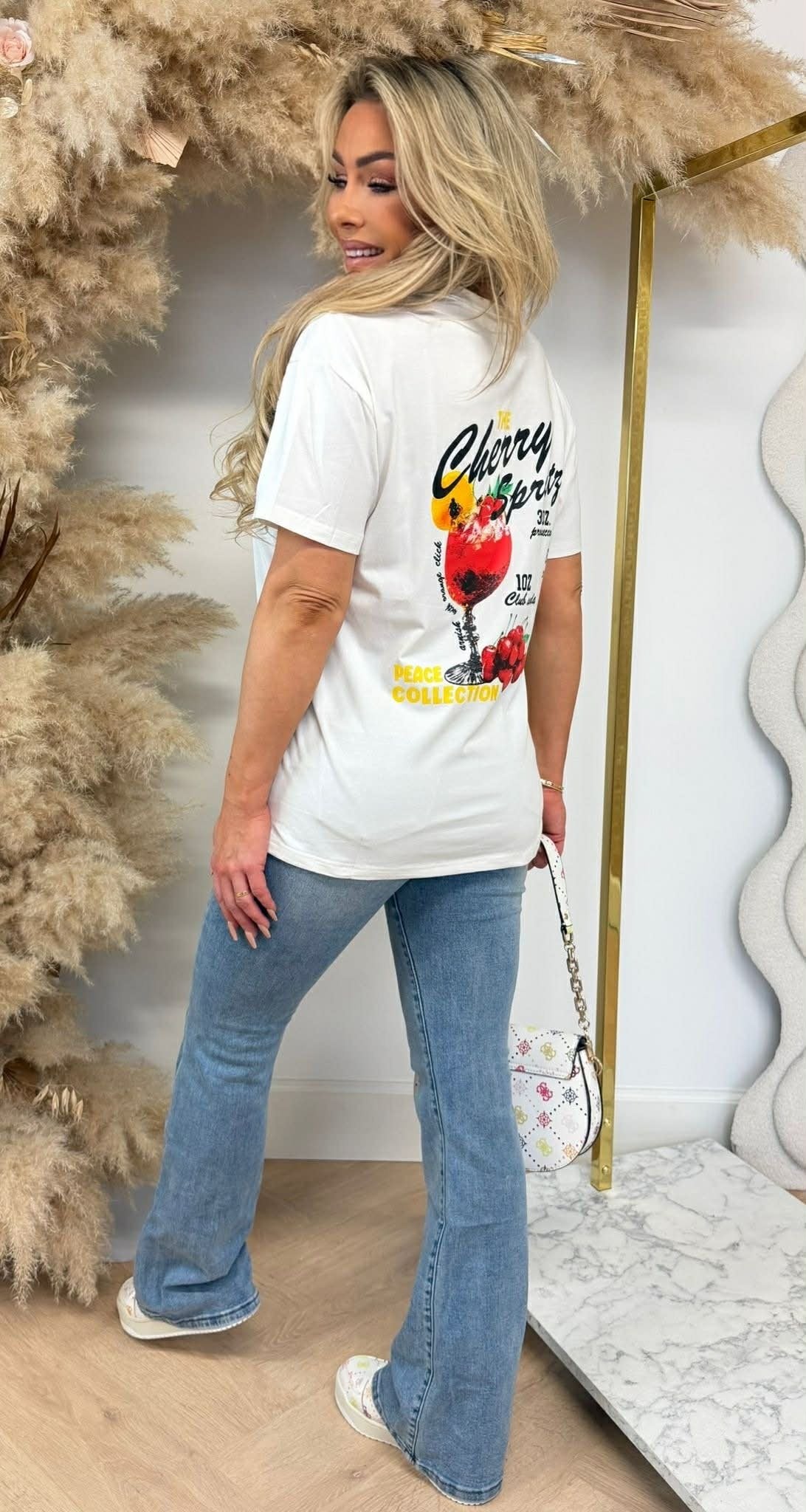 TEE-SHIRT CHERRY SPRITZ 8011042 BLANC CASSE