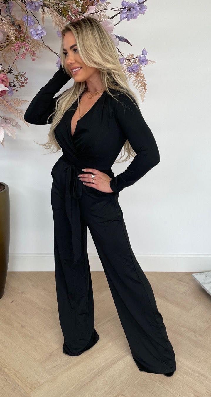 CHIC TRAVEL JUMPSUIT 7561 BLACK