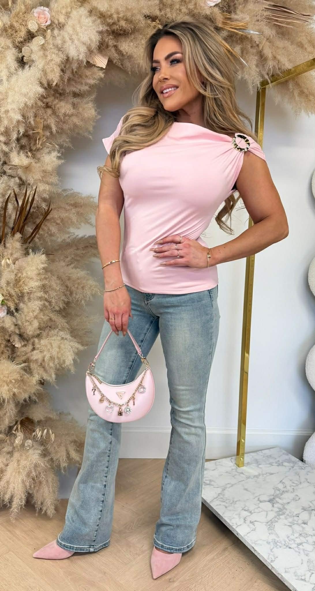 CHRISTY GOLDEN TOP PINK
