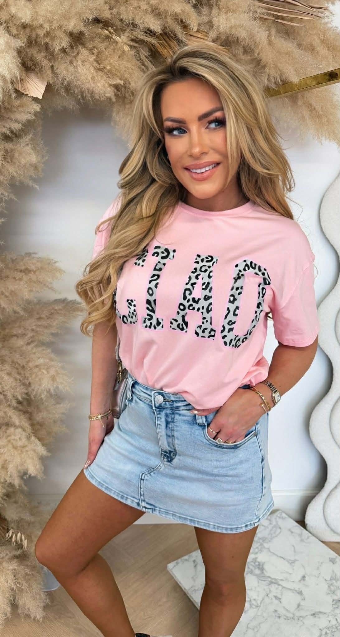 CIAO LEO TEKST SHIRT 8011546 LIGHTPINK