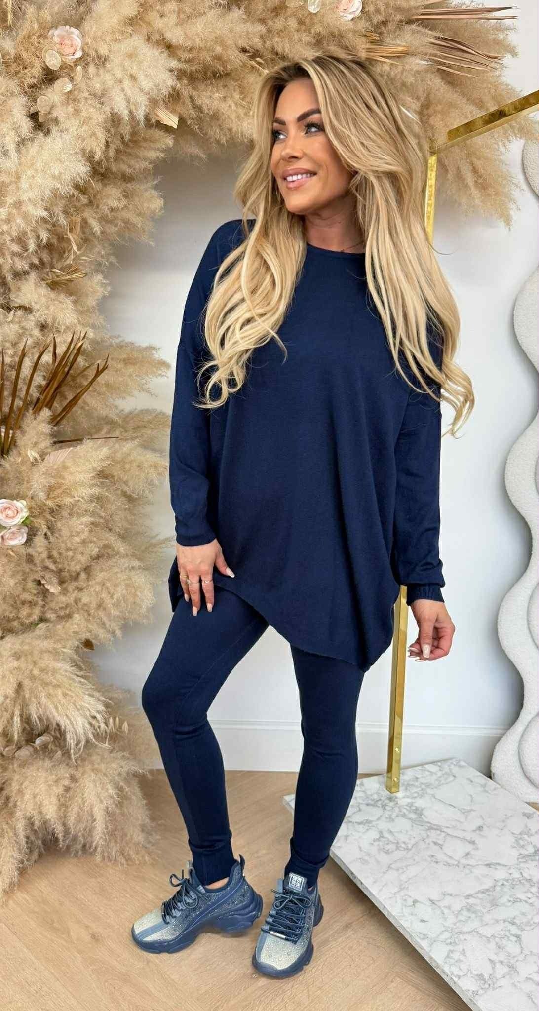 ENSEMBLE DEUX PIÈCES CONFORTABLE 9818 BLEU MARINE