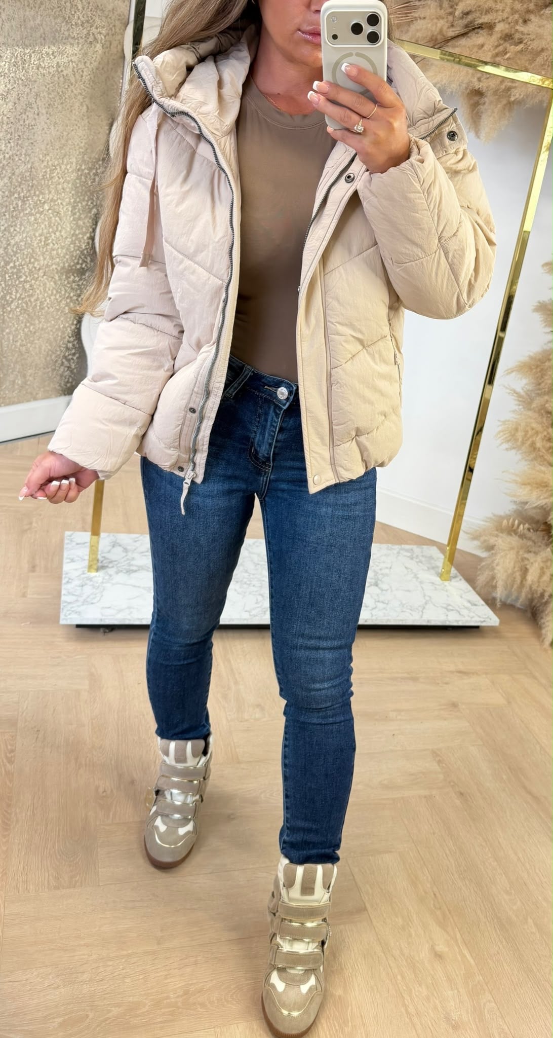 KEY SHORT WINTERJACKET 2002 BEIGE