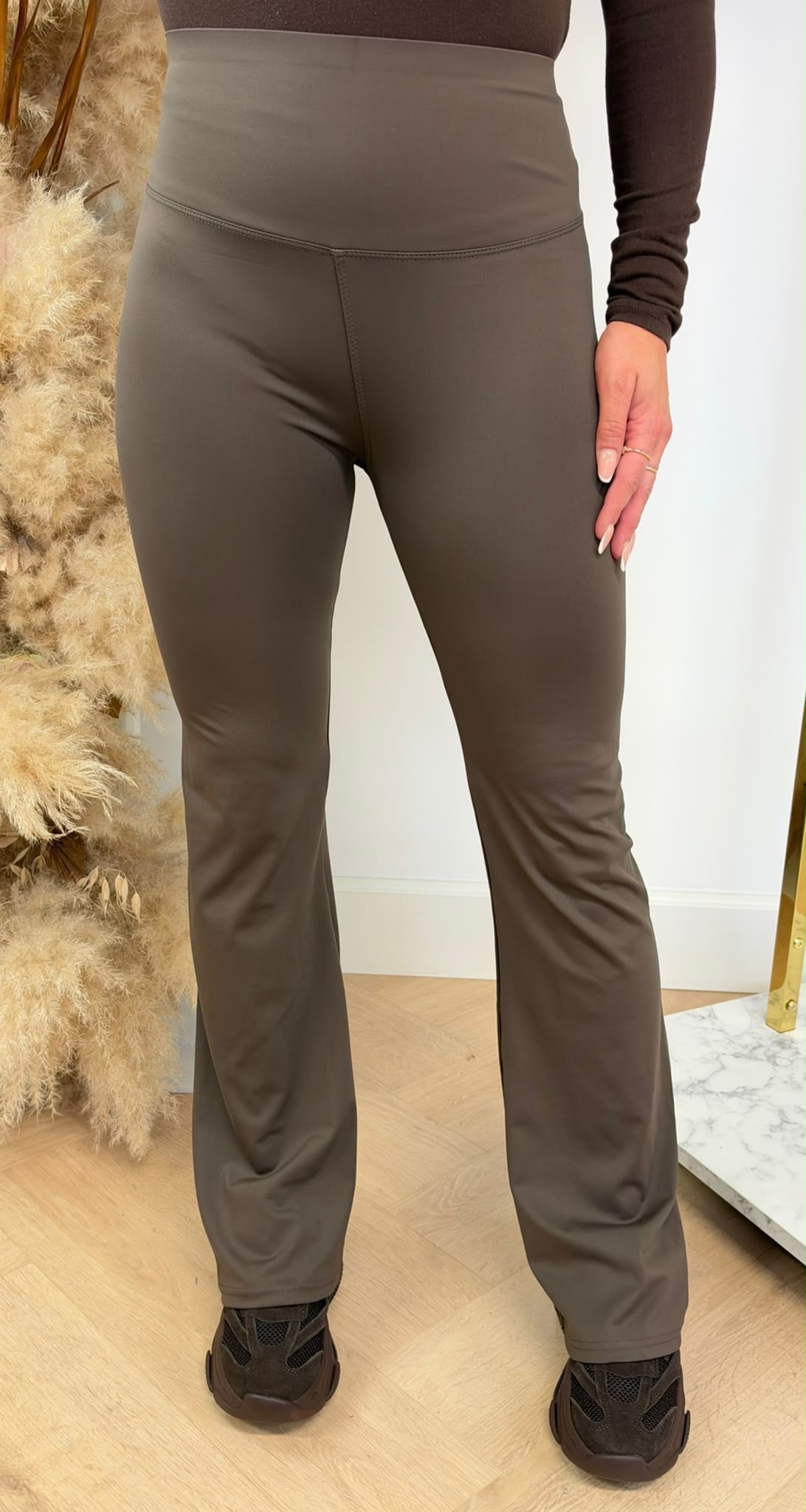 SOFT FLARED SHAPING LEGGING 3255-1 COFFEE