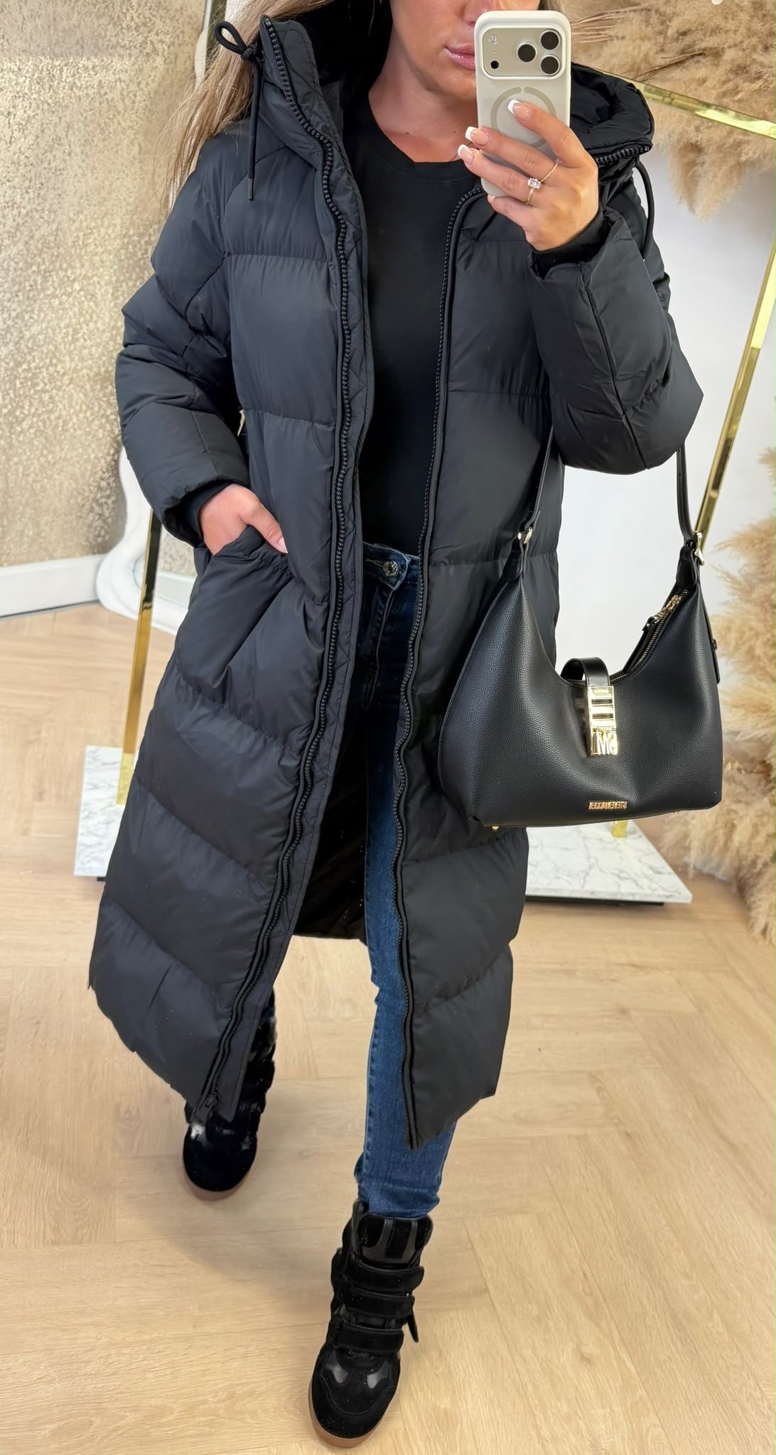 PARIS PUFFER WINTERJACKET 7633 BLACK