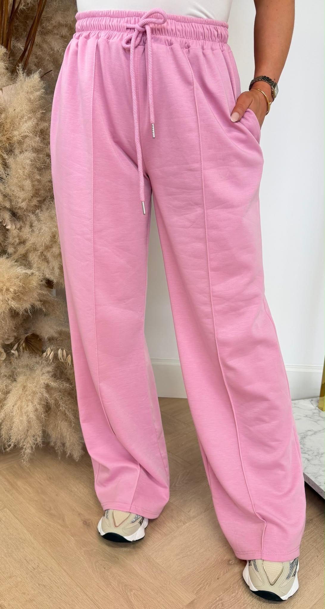 EMMY BASIC PANTS PINK