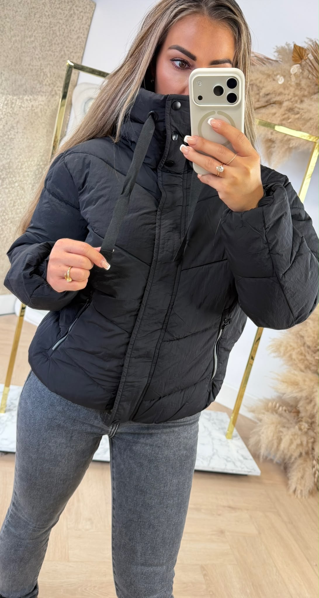 KEY SHORT WINTERJACKET 2002 BLACK
