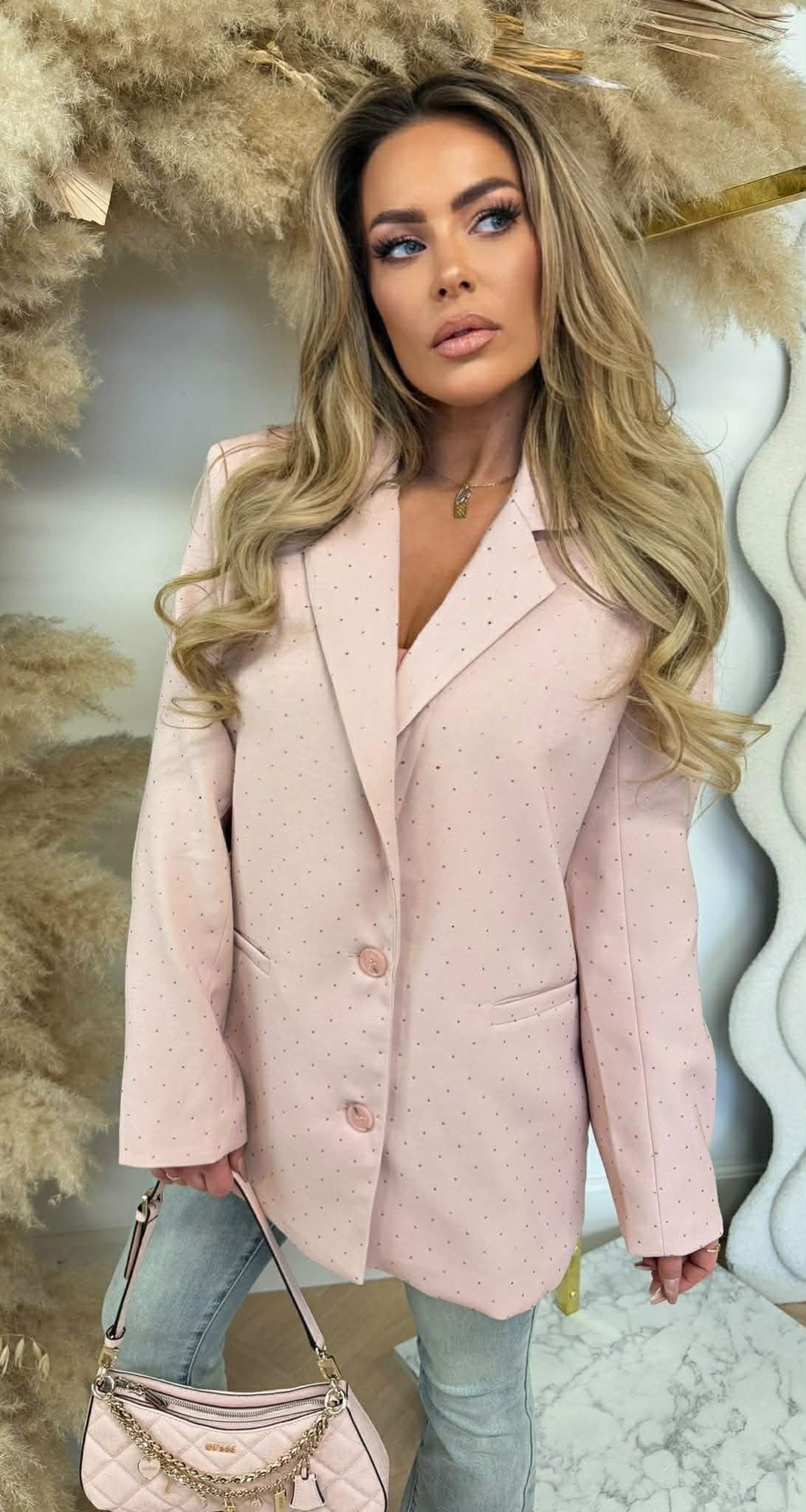 BLAZER PAILLETÉ TC02 ROSE