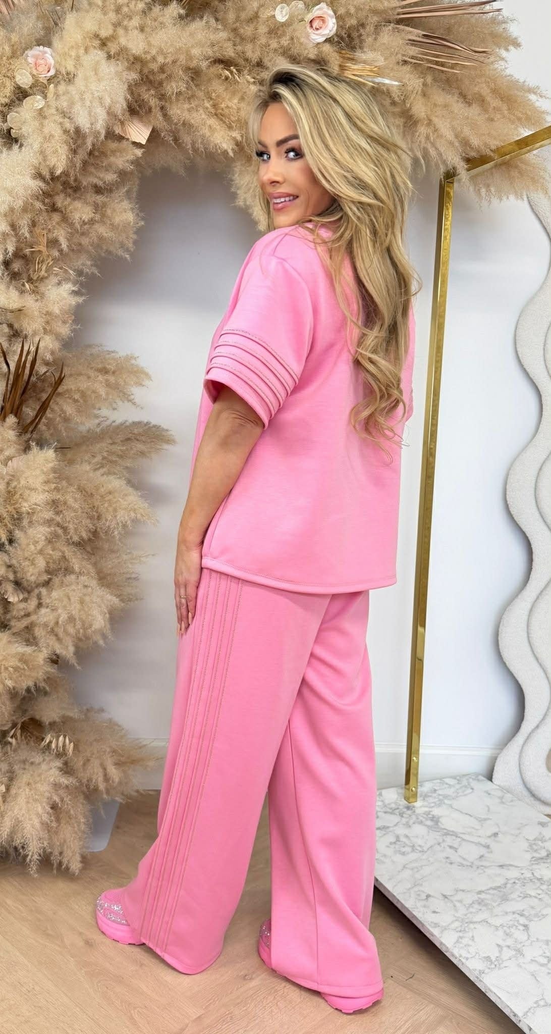 GOLDENES ZWEITEILIGES SET SWEETPINK