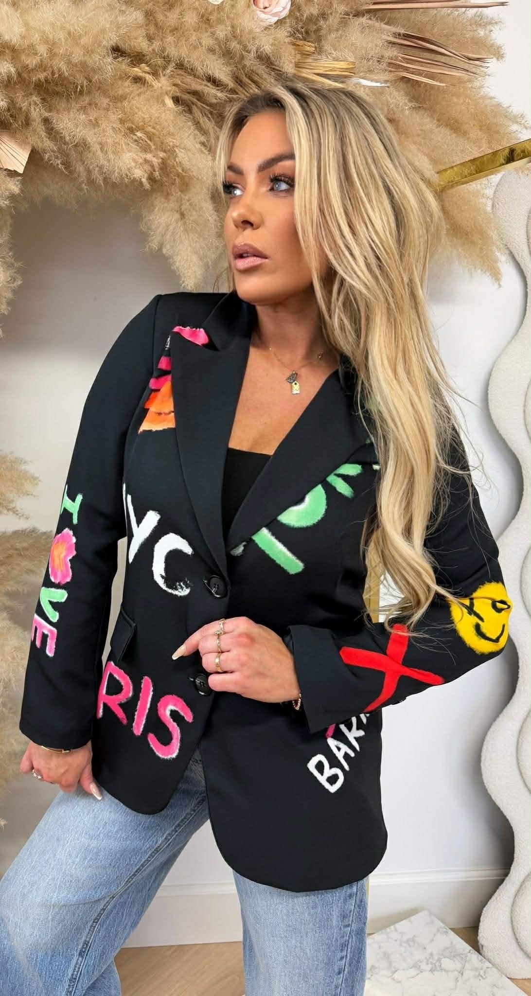GRAFFI SMILE BLAZER SCHWARZ