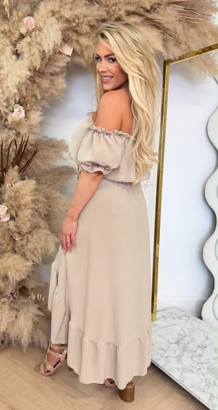 MYRTE 2 PIECE SET BEIGE