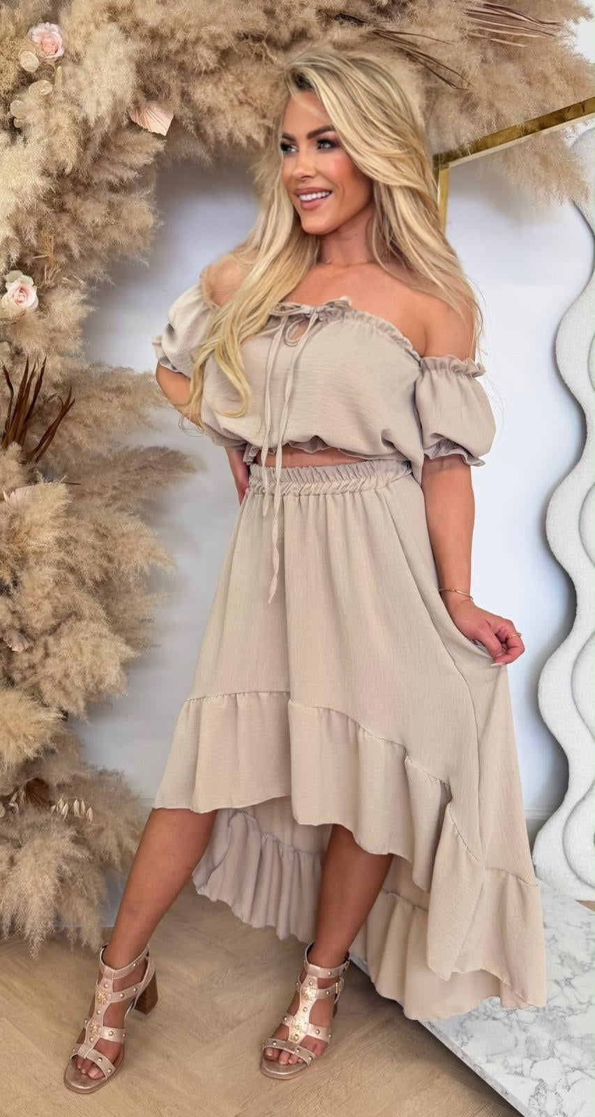 MYRTE 2 PIECE SET BEIGE