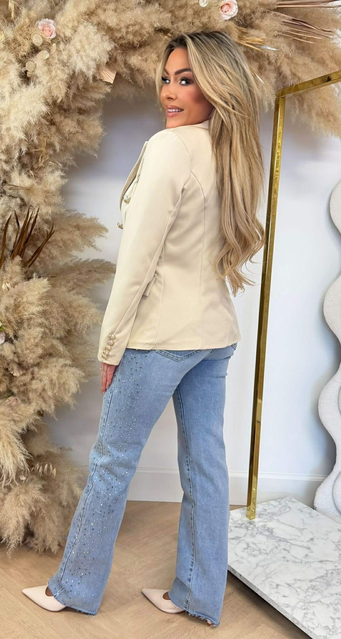 BLAZER BOUTONS ITALIE BEIGE