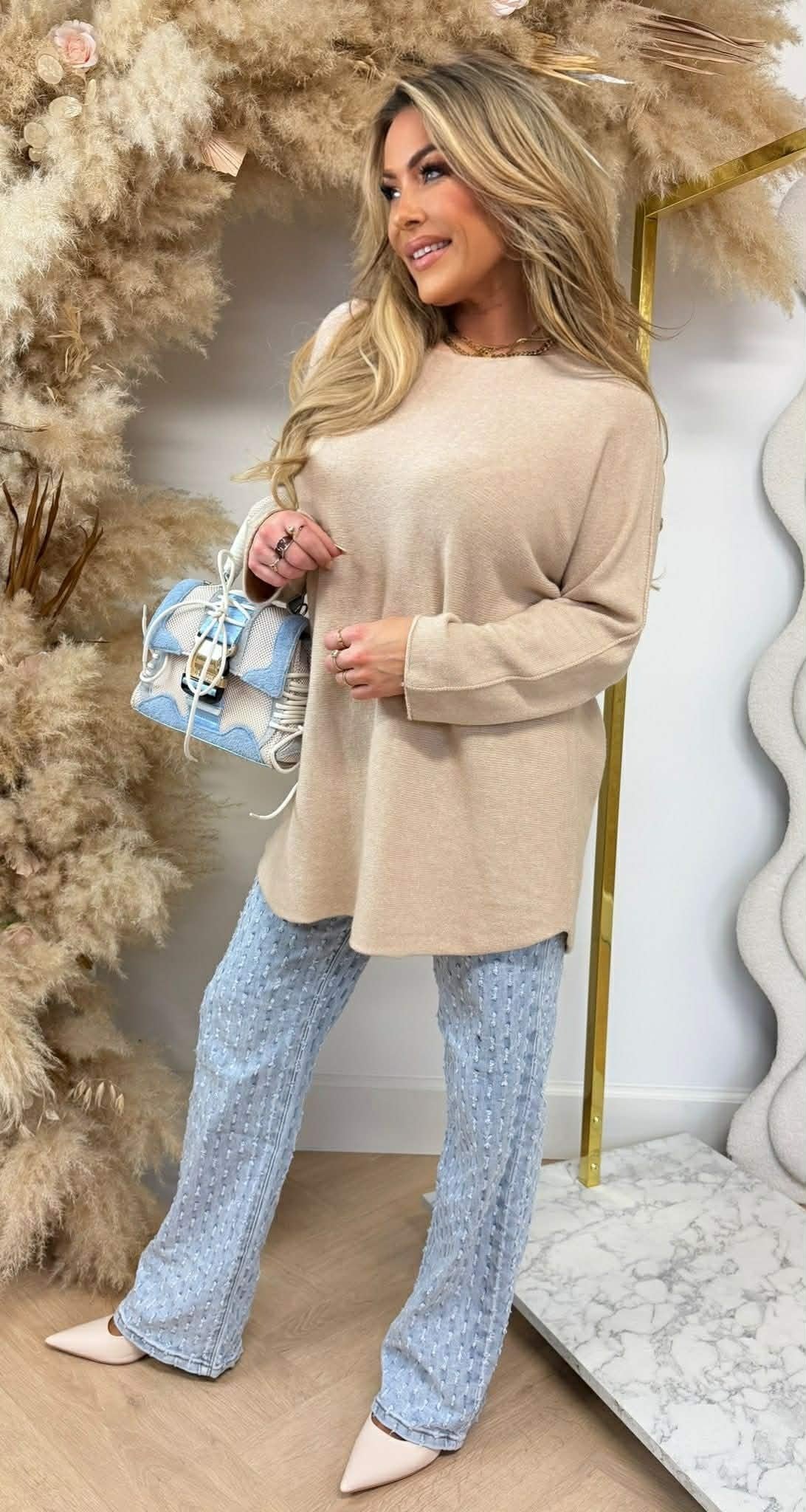 KIMMY HAUT LONG SOUPLE BEIGE
