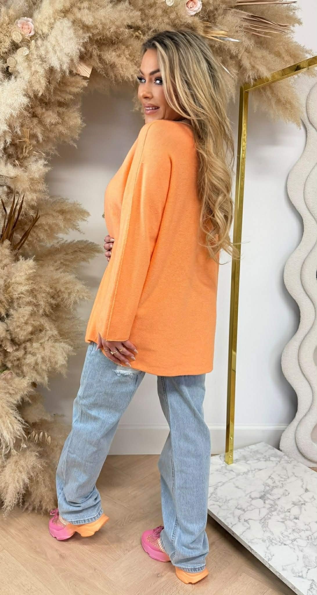KIMMY SOFT LONGTOP ORANGE