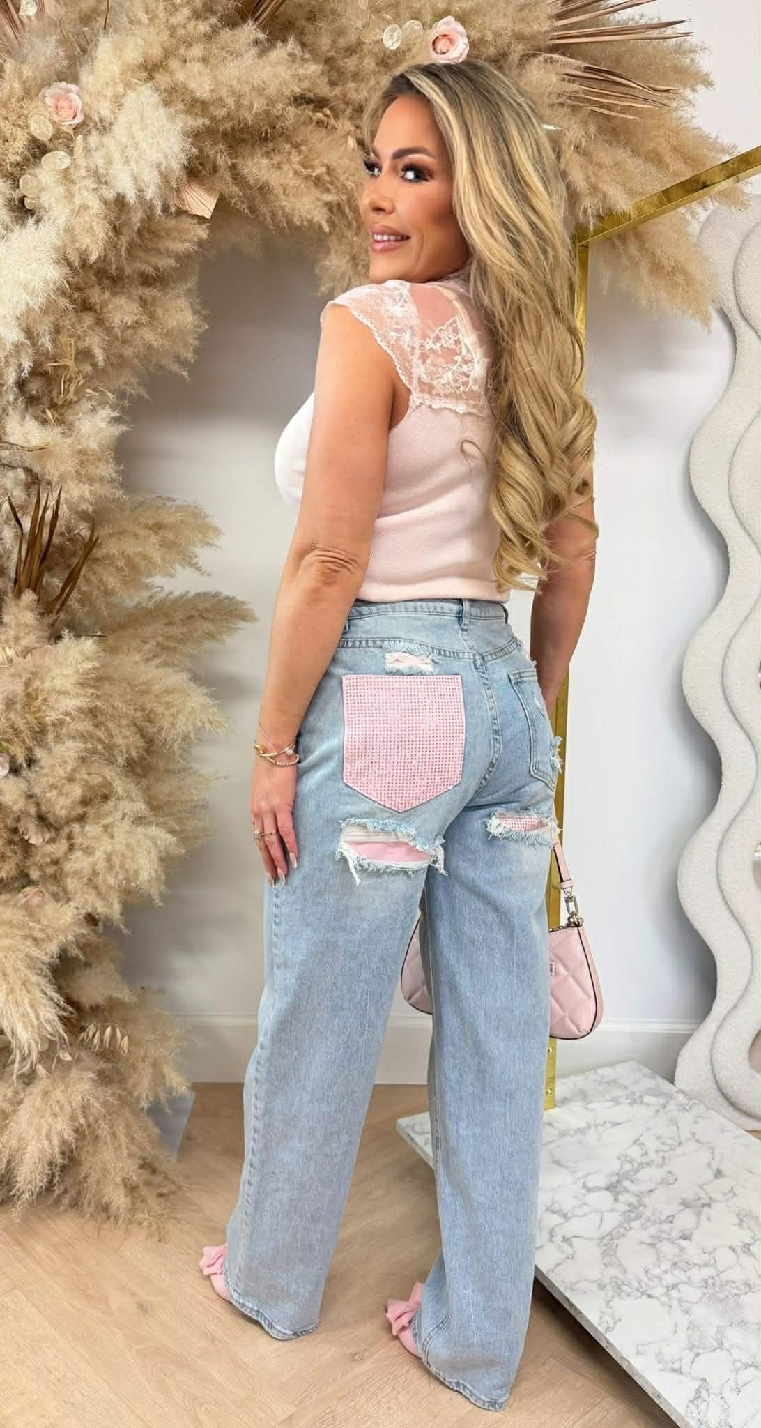 LACE CUTE TOP 6031 LIGHTPINK