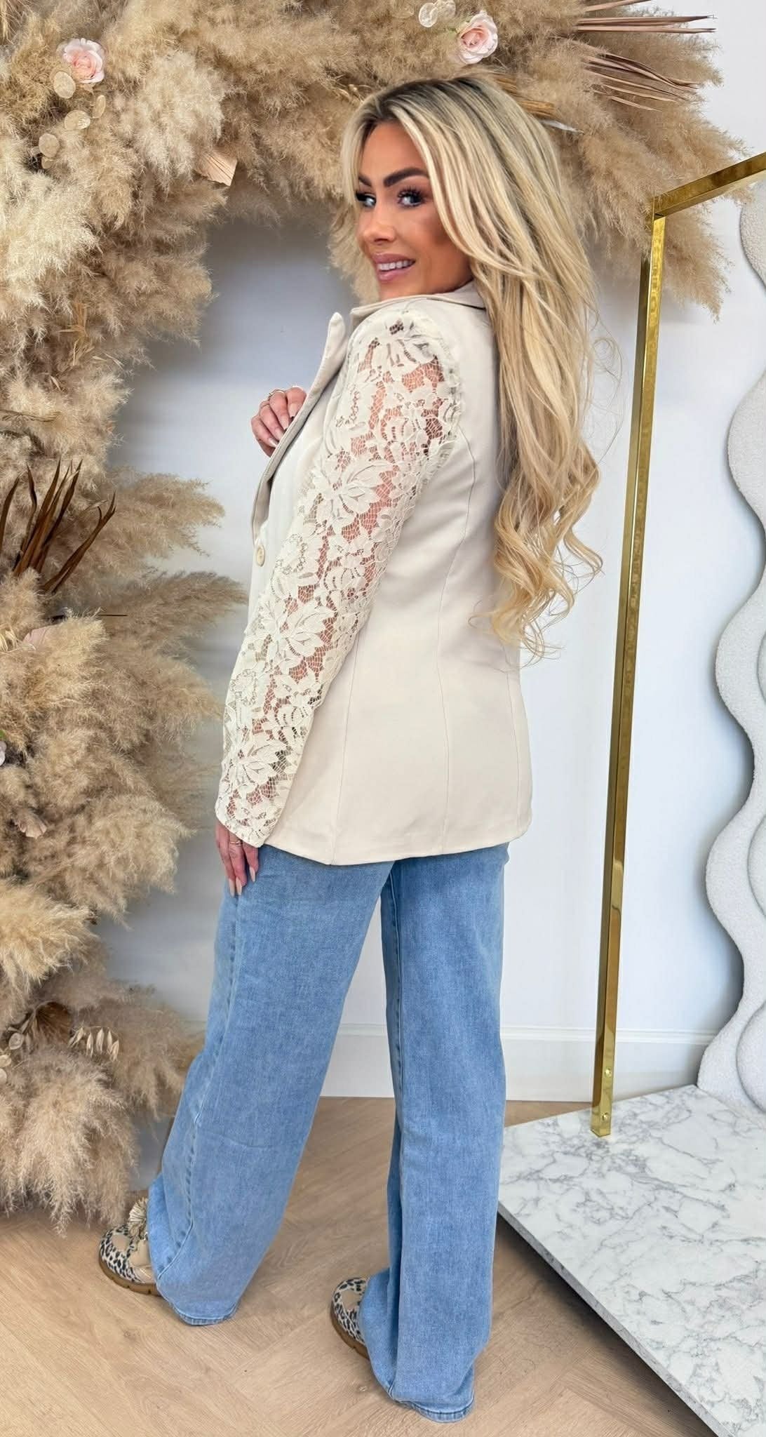 BLAZER MANCHES DENTELLE 5194 / 3394 BEIGE