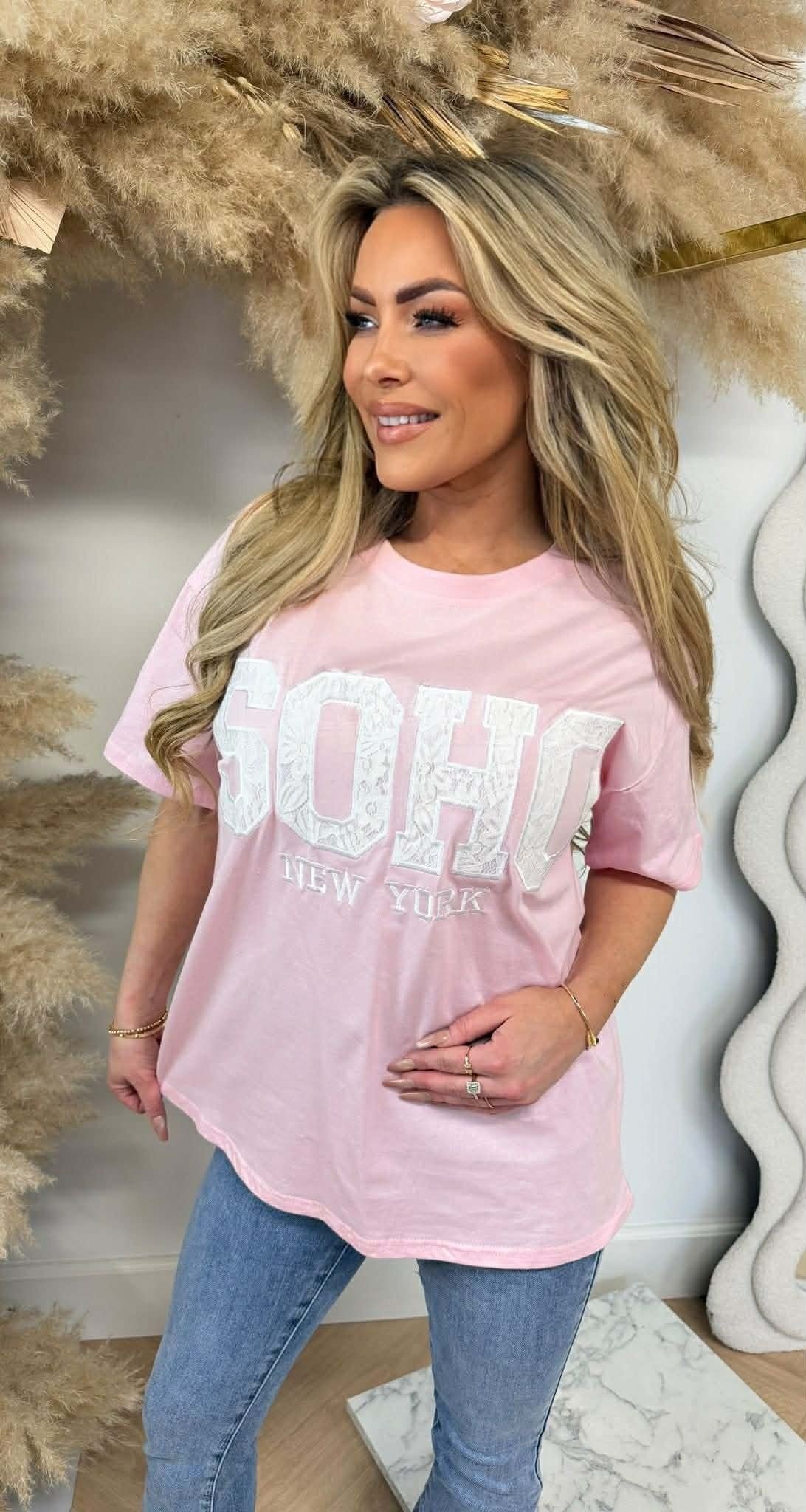 LACY SOHO TEE 5481 ROSA