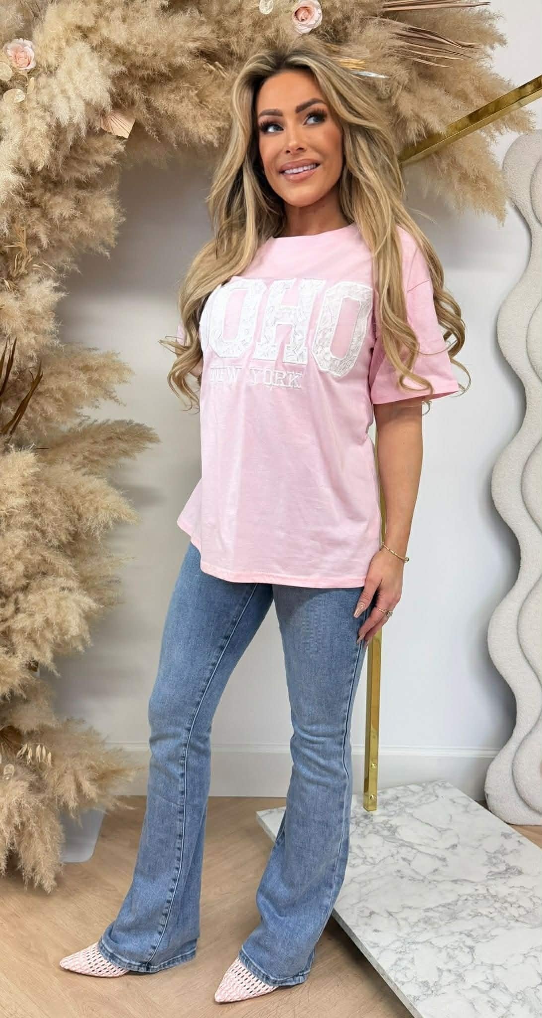 LACY SOHO TEE 5481 ROSA