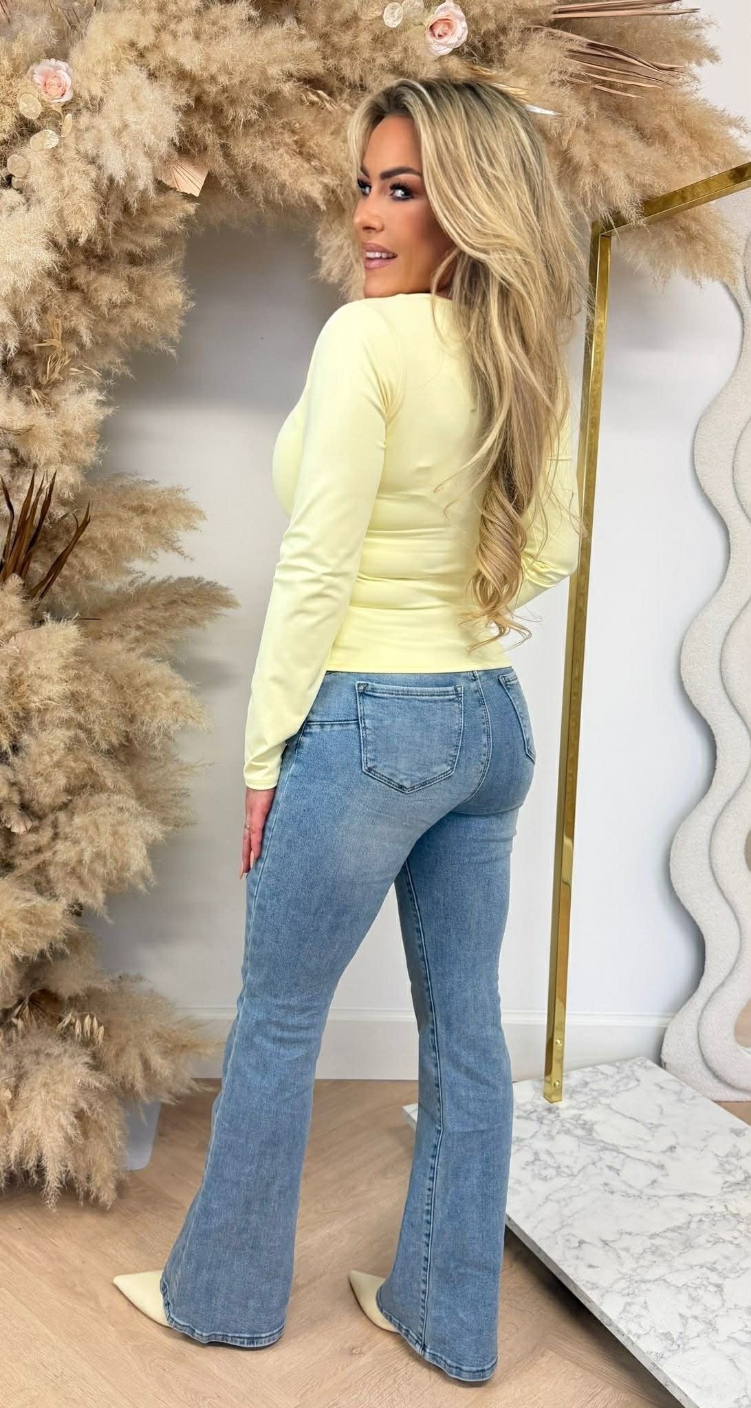 MAYE LONGSLEEVE TOP YELLOW