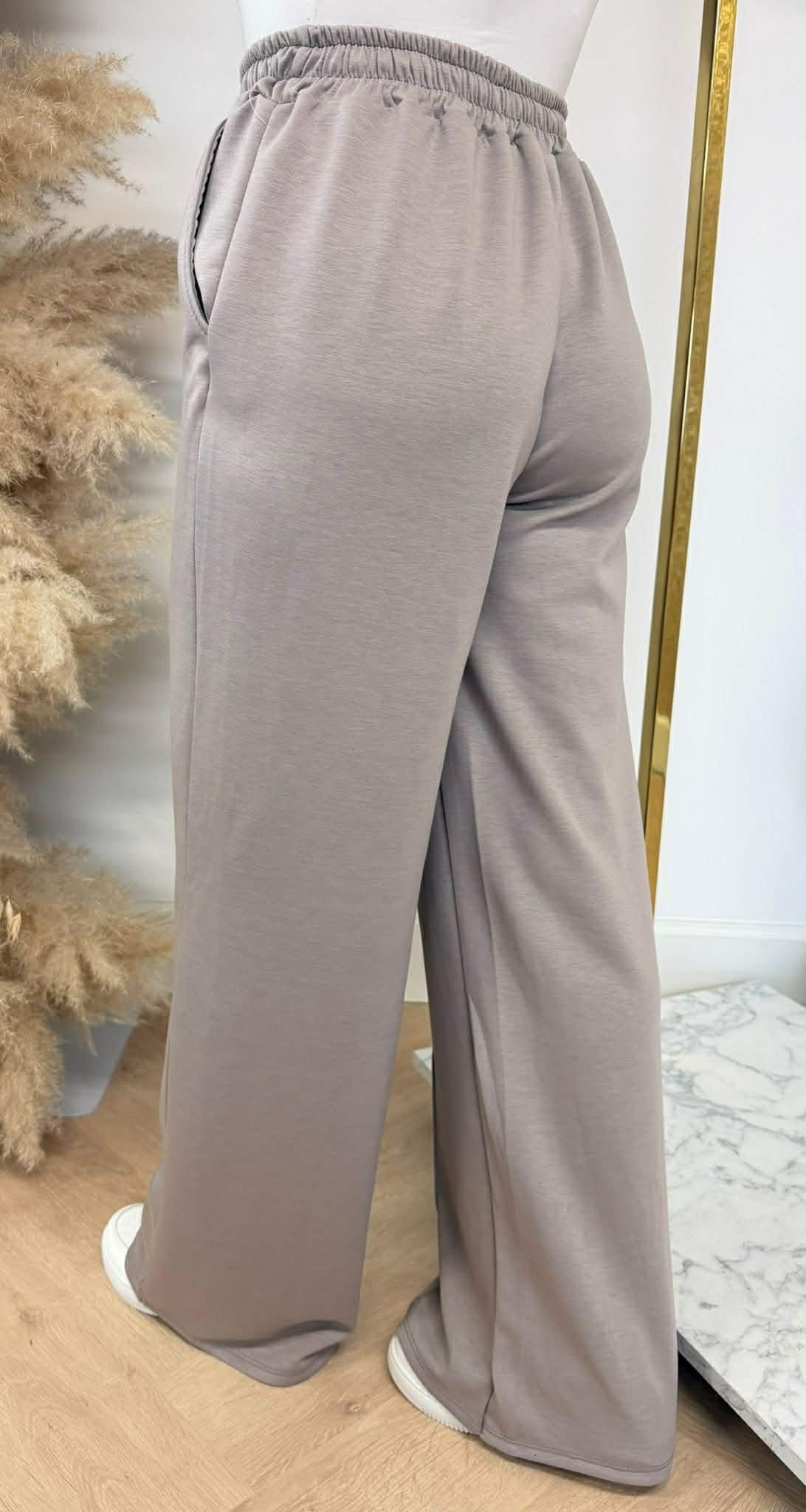 MICHELLE PANTALON COUPE DROITE TAUPE