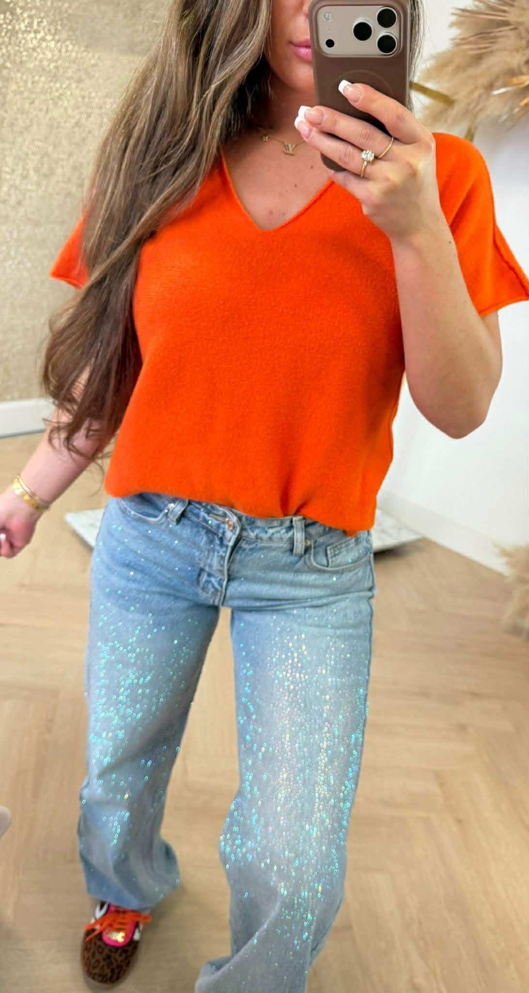 NEUE KOLLEKTION V-TOP ORANGE