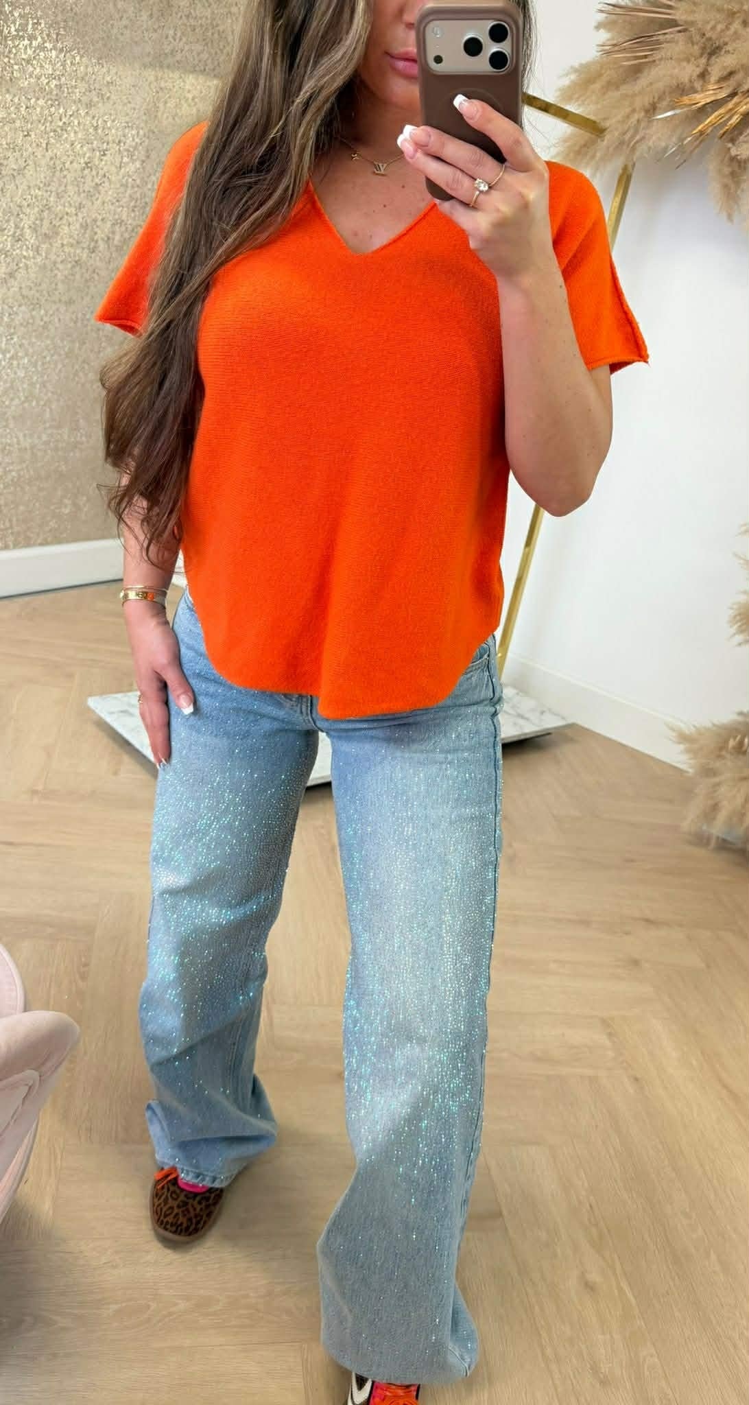 NEUE KOLLEKTION V-TOP ORANGE