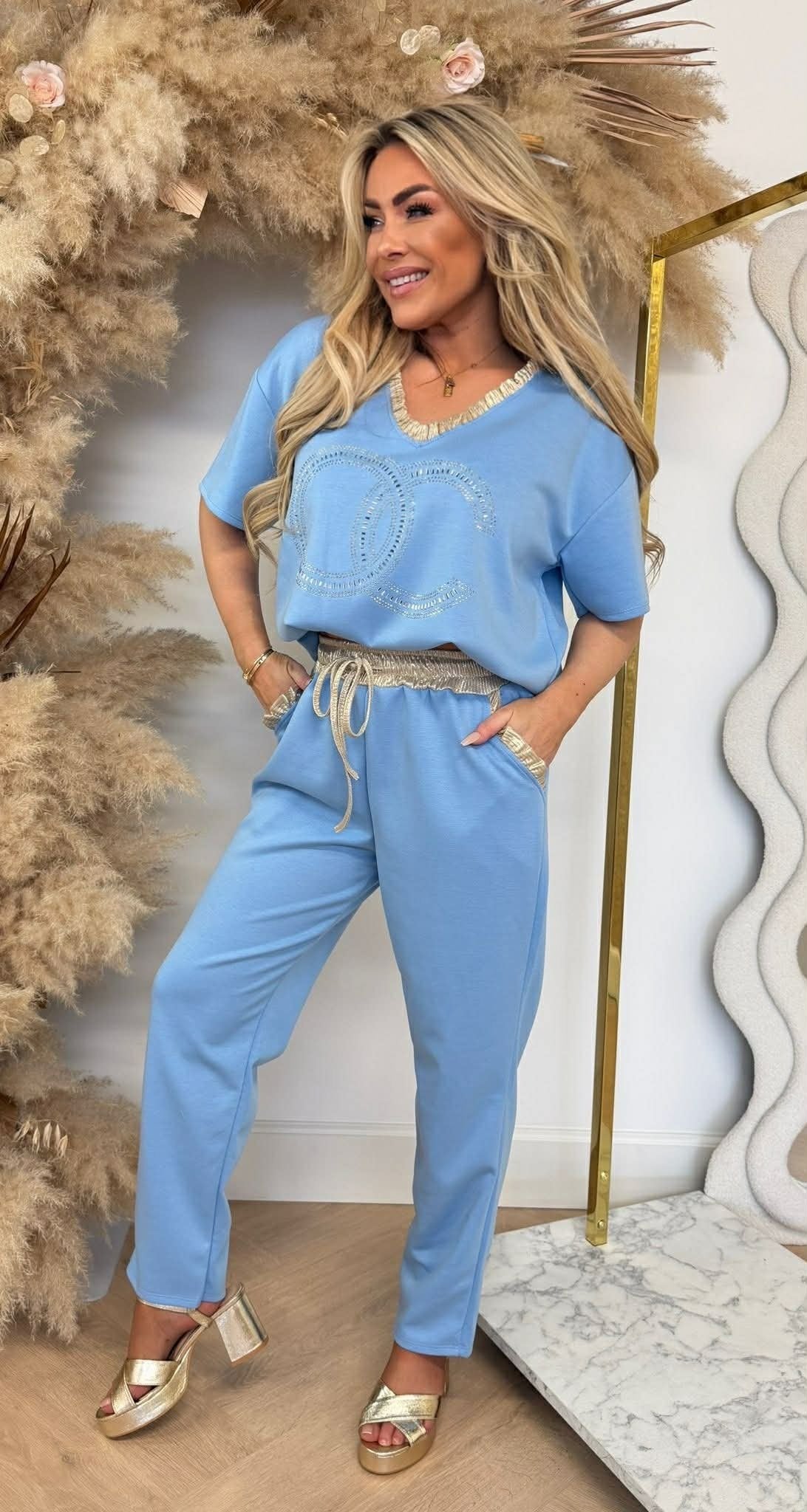 OC GOLDEN BIES SET ICEBLUE