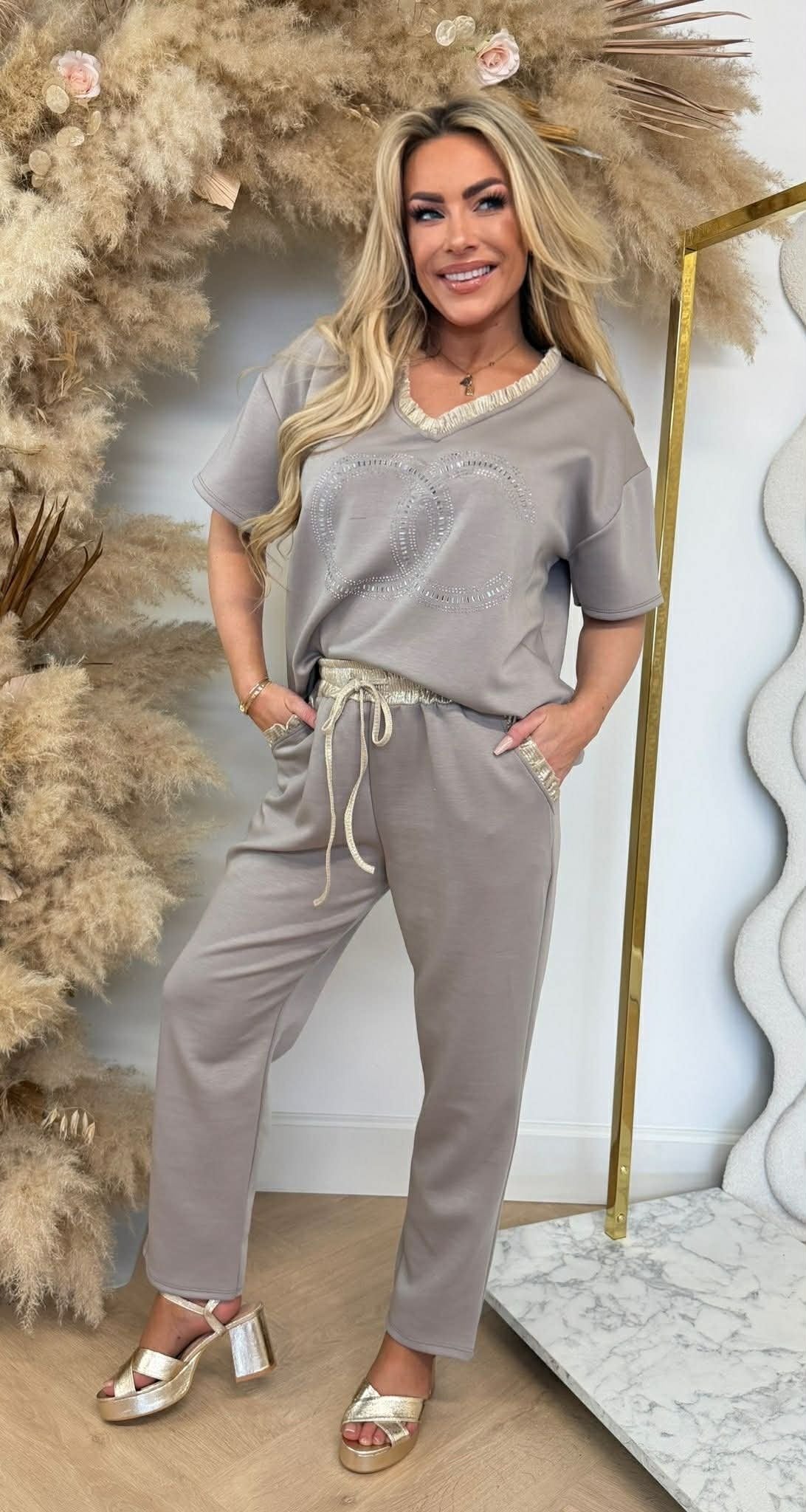 OC GOLDEN BIES SET TAUPE