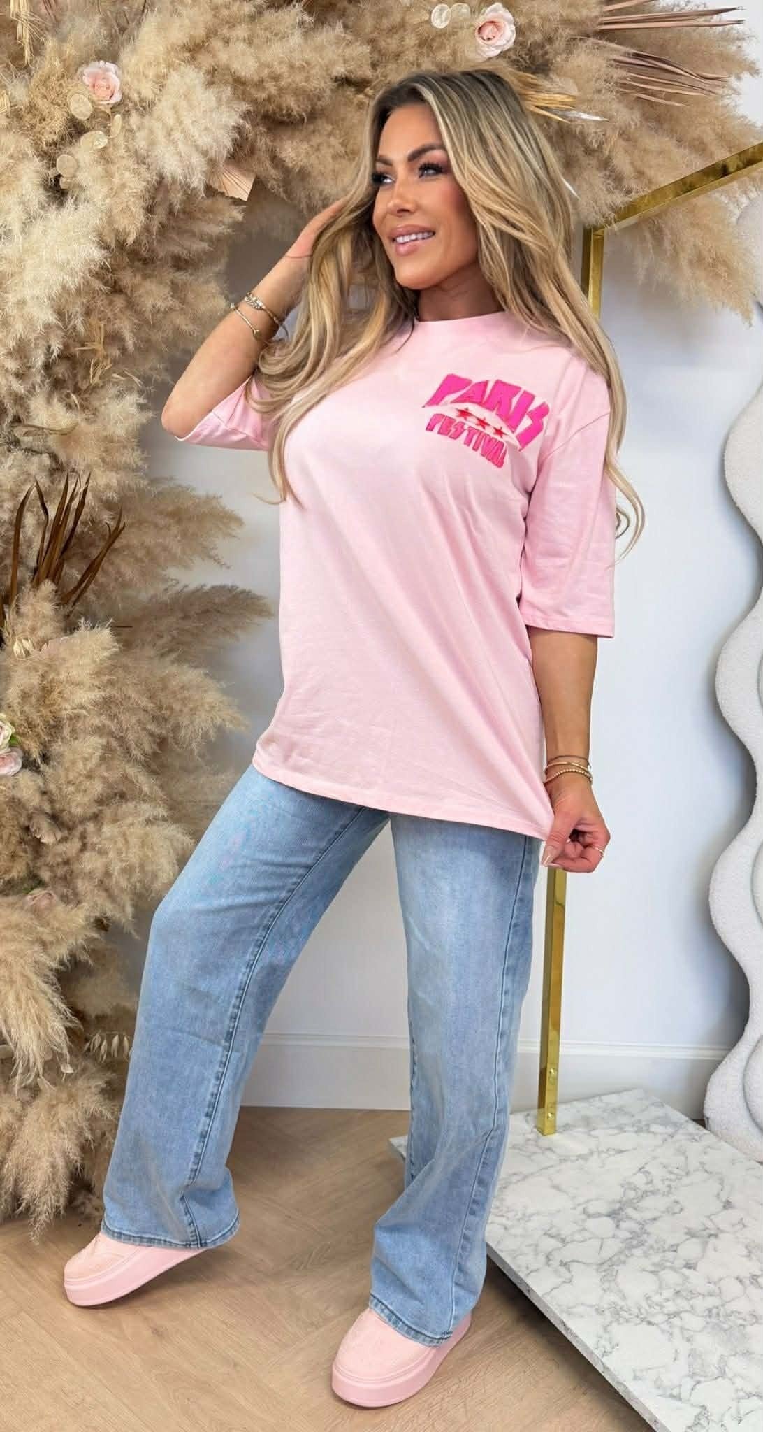 PARIS FESTIVAL T-SHIRT 2665 ROSA