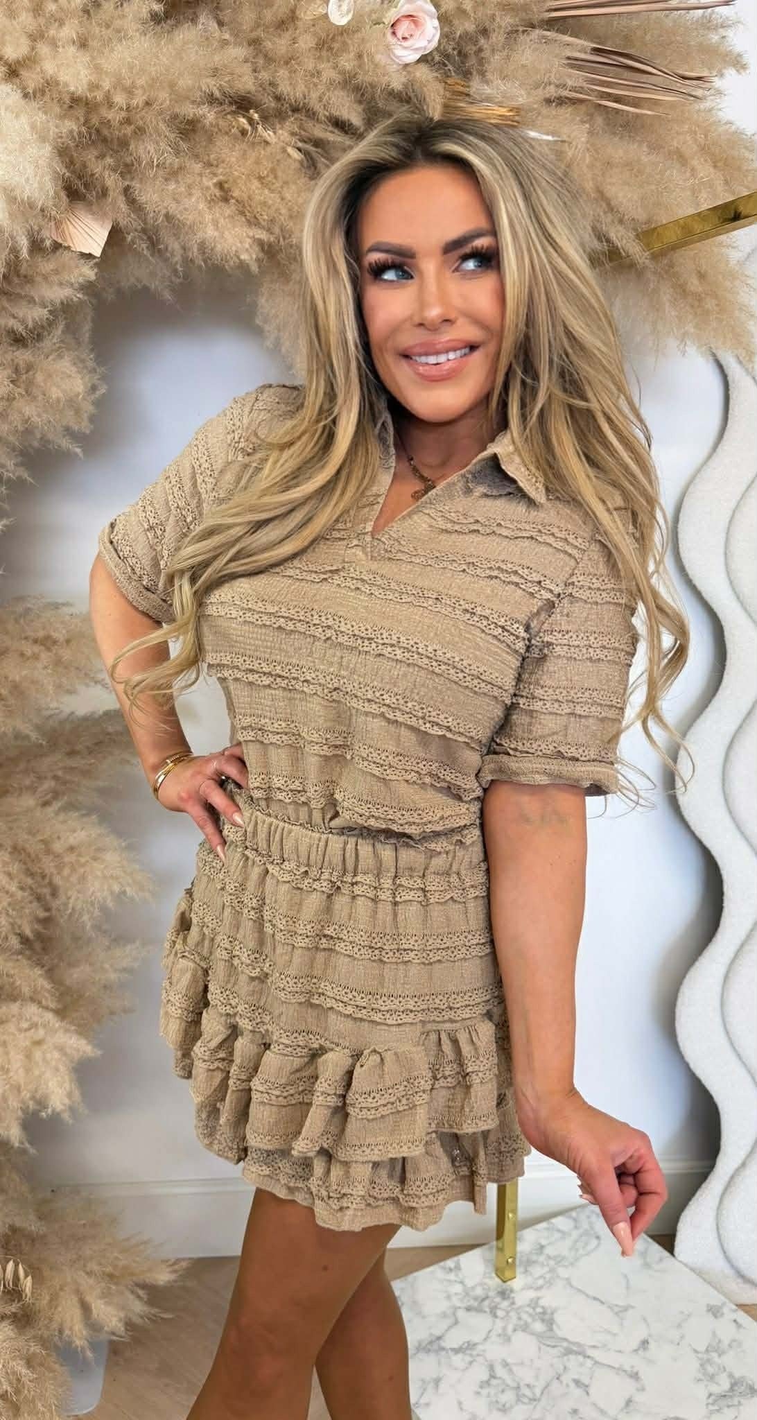 RUFFLE SETJE 2076 BEIGE
