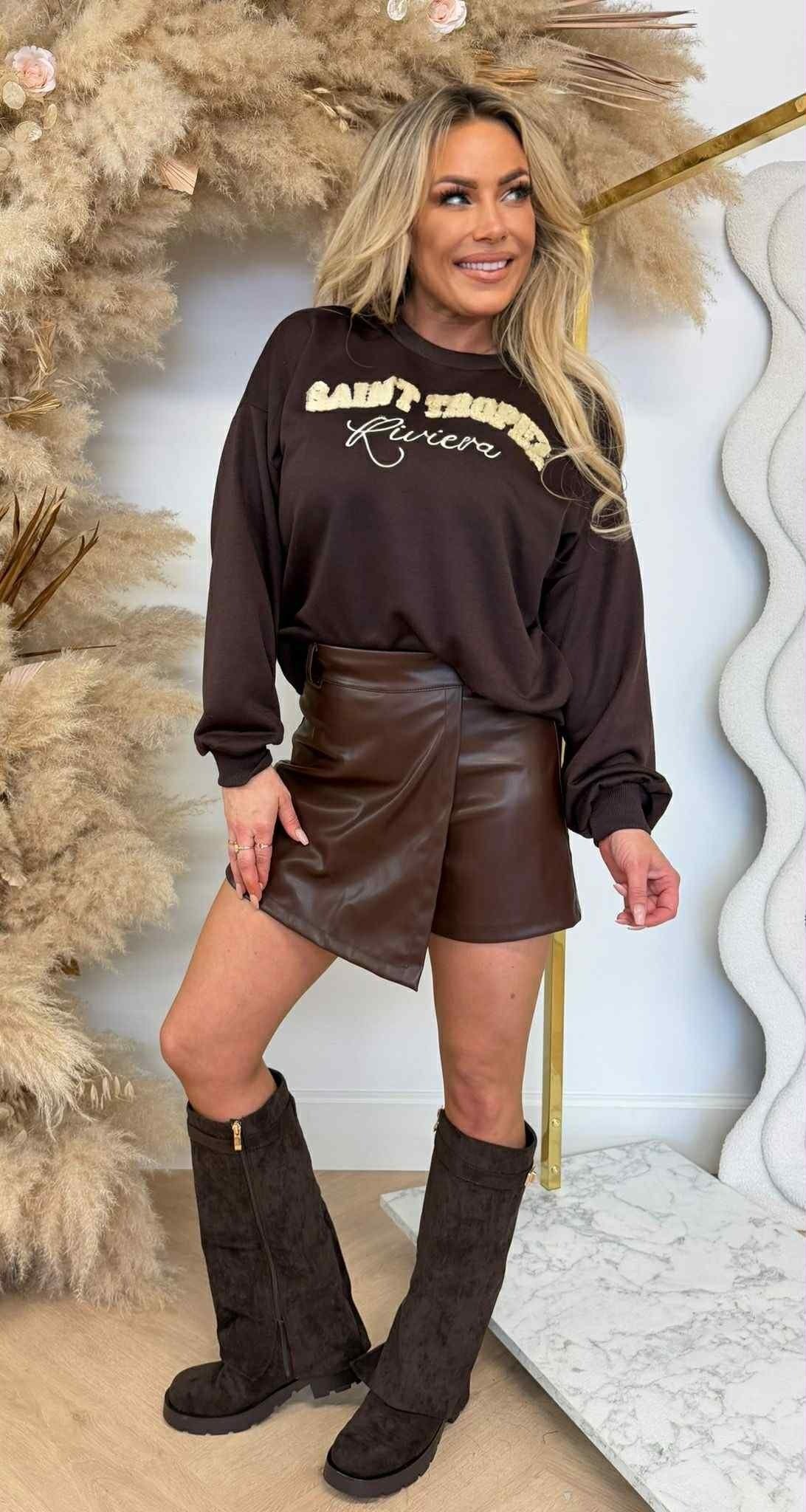 SWEAT SAINT-TROPEZ 5308 CHOCO