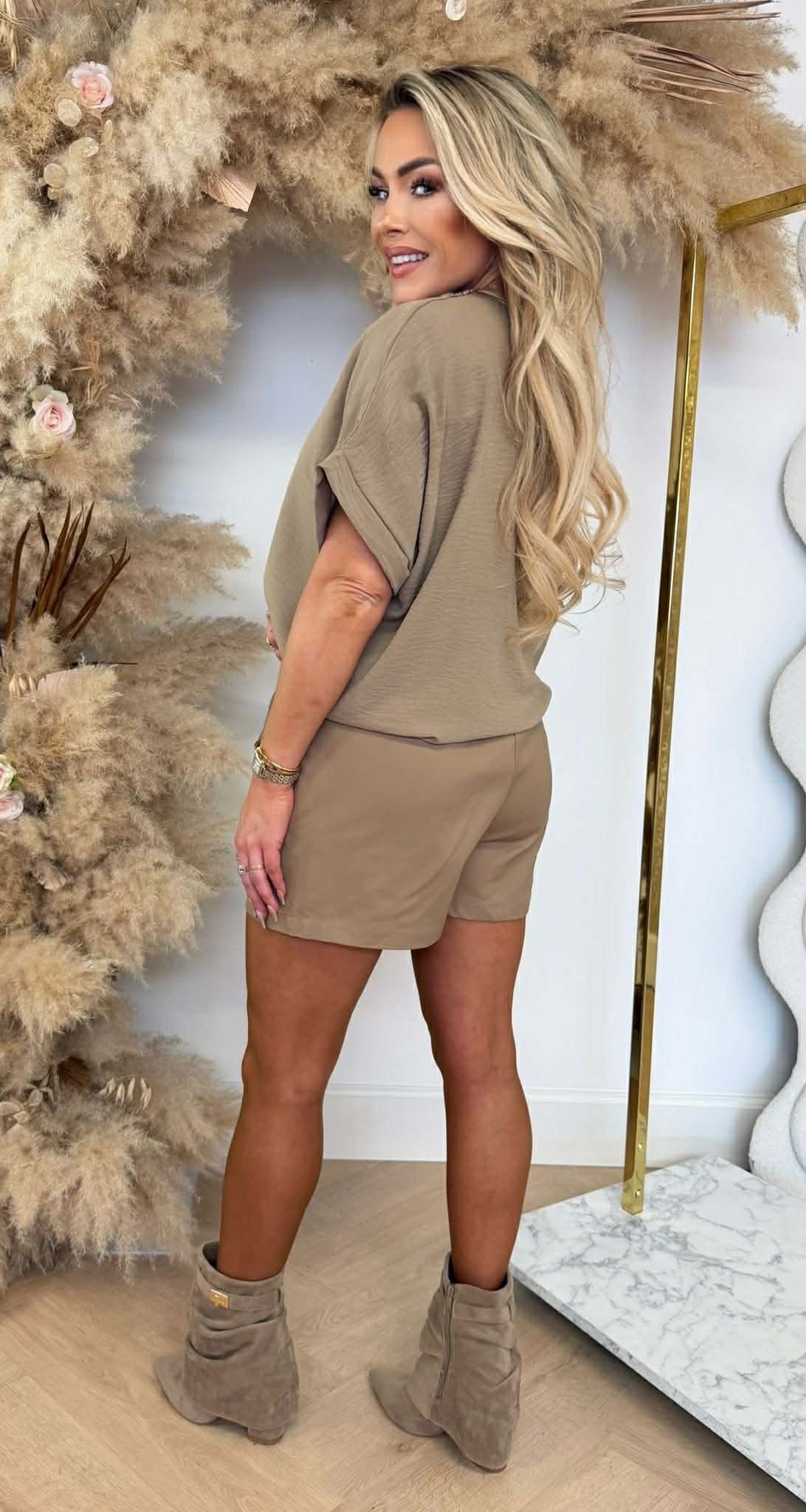 SANDY LOOSE FIT V-TOP MAULWURF