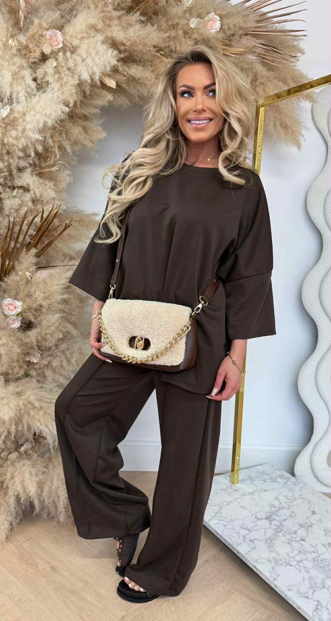 SARAH 2-TEILIGES SET SCHOKO