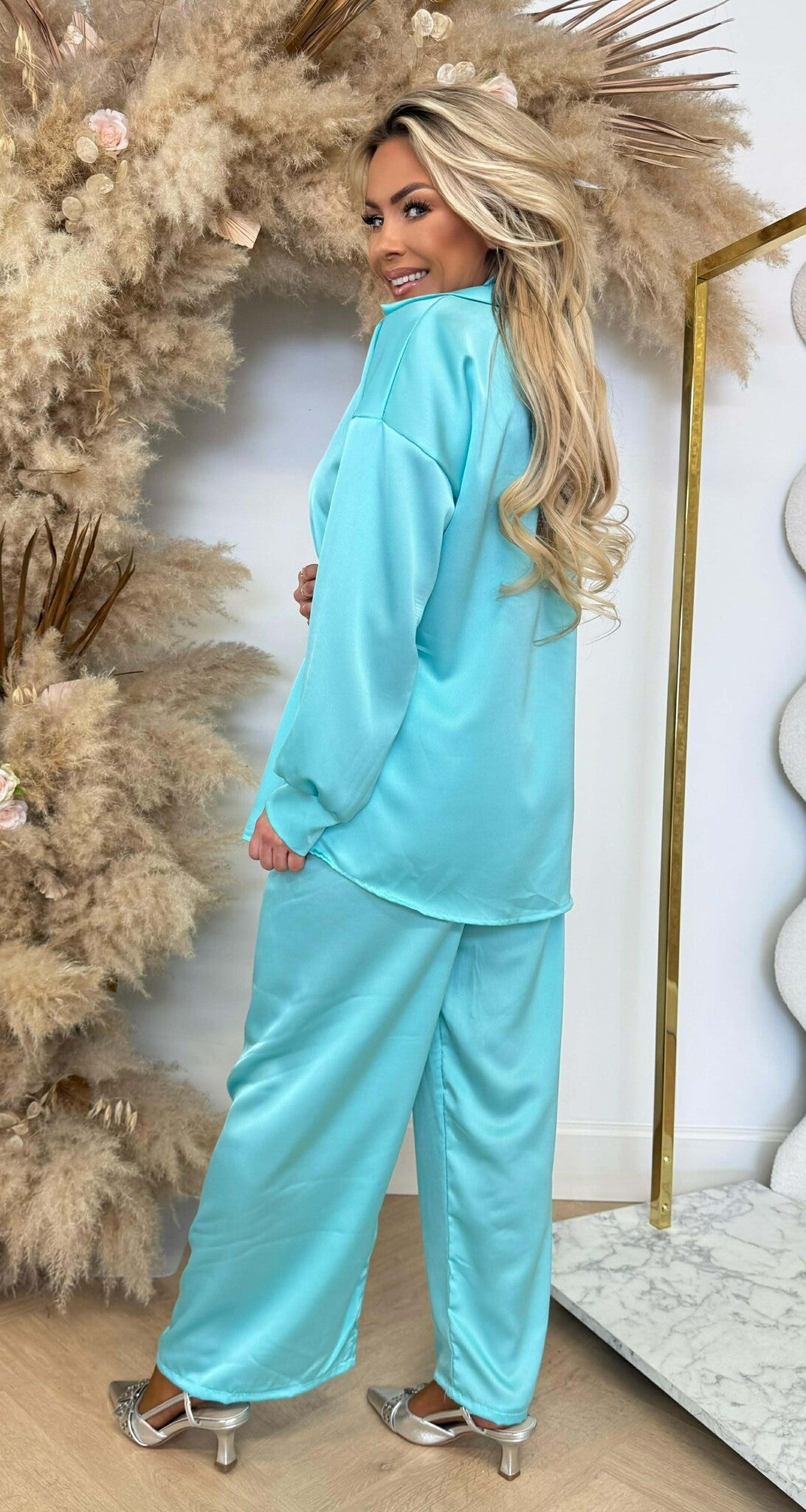 SILKY LUXE SET AQUA
