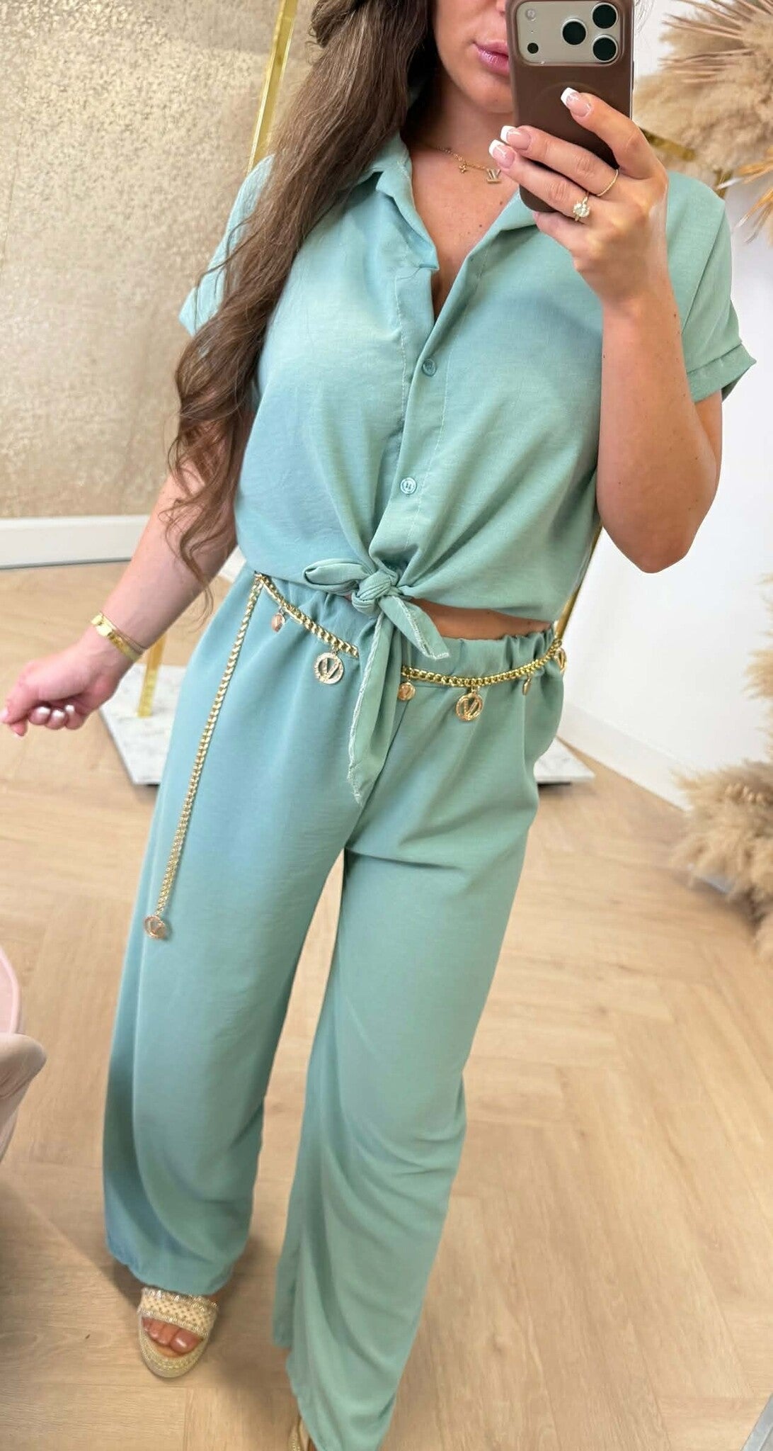 SCHLICHTES ELEGANTES CO-ORD SET ESMARALD