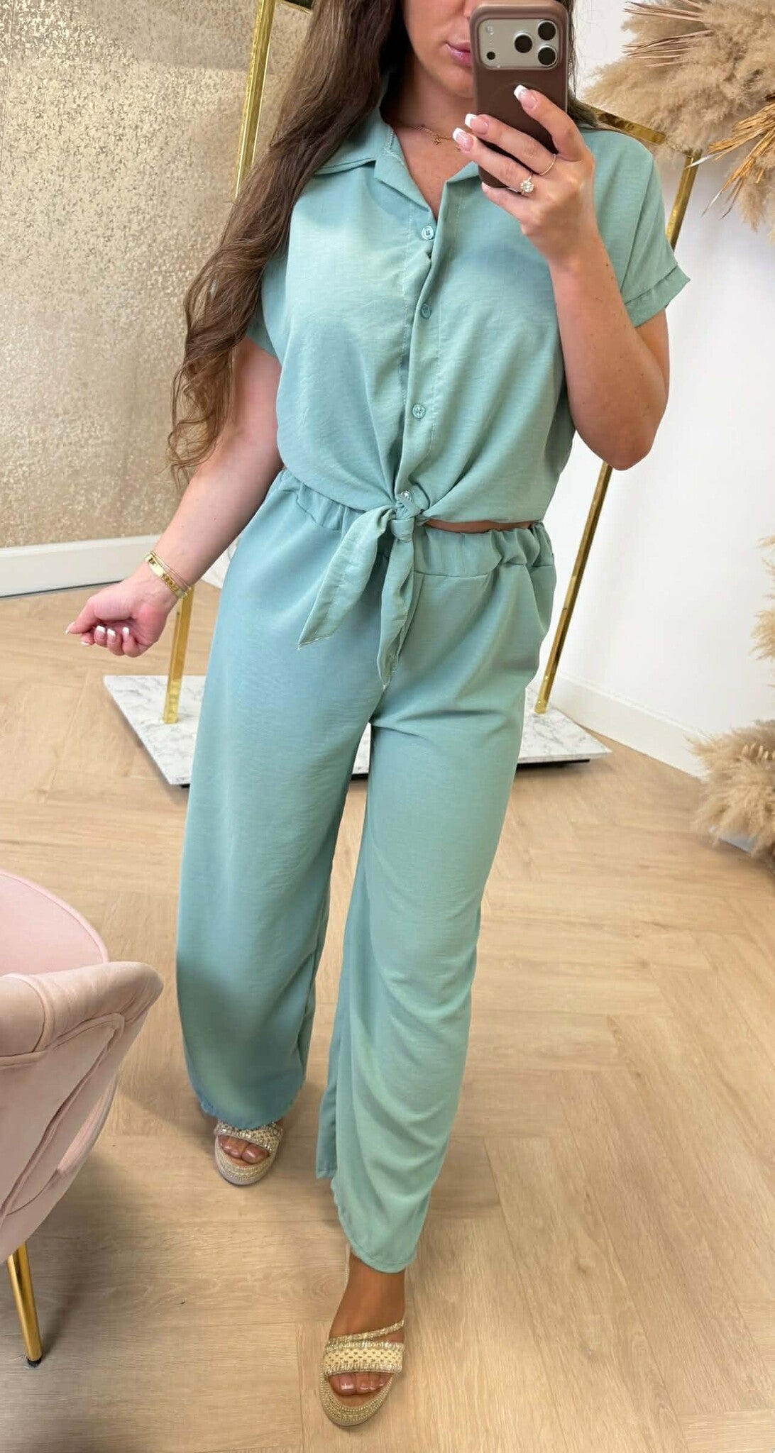 SCHLICHTES ELEGANTES CO-ORD SET ESMARALD