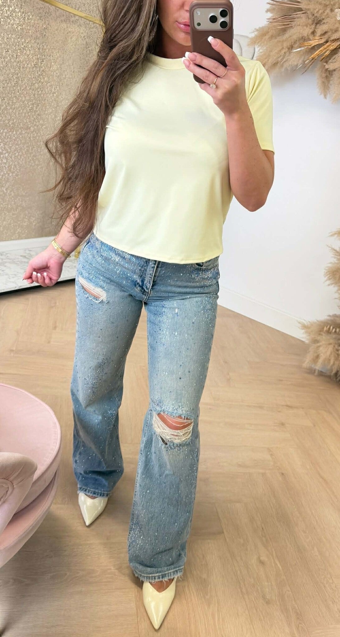 SMOOTH FIT BASIC TEE YELLOW