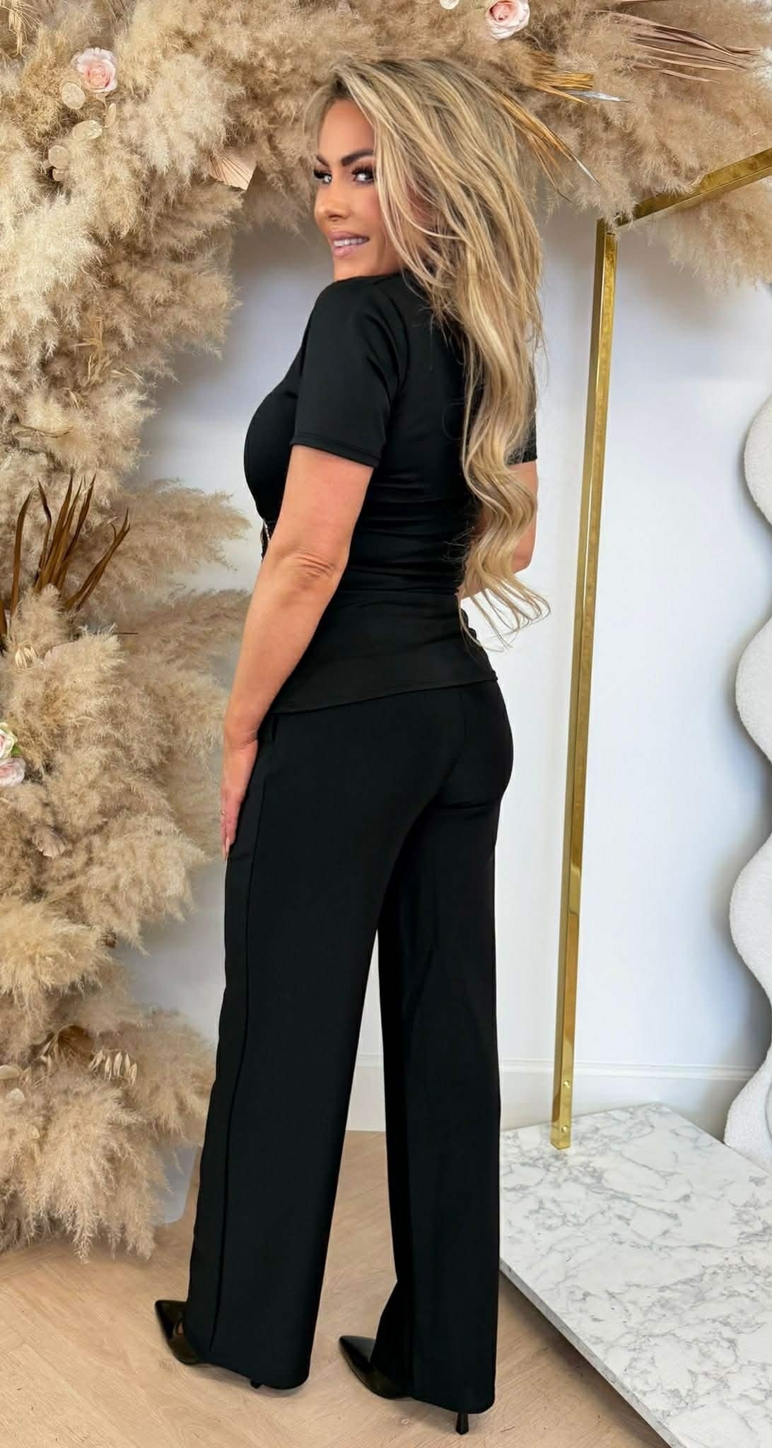REISE ELLE GOLDEN TOP SCHWARZ